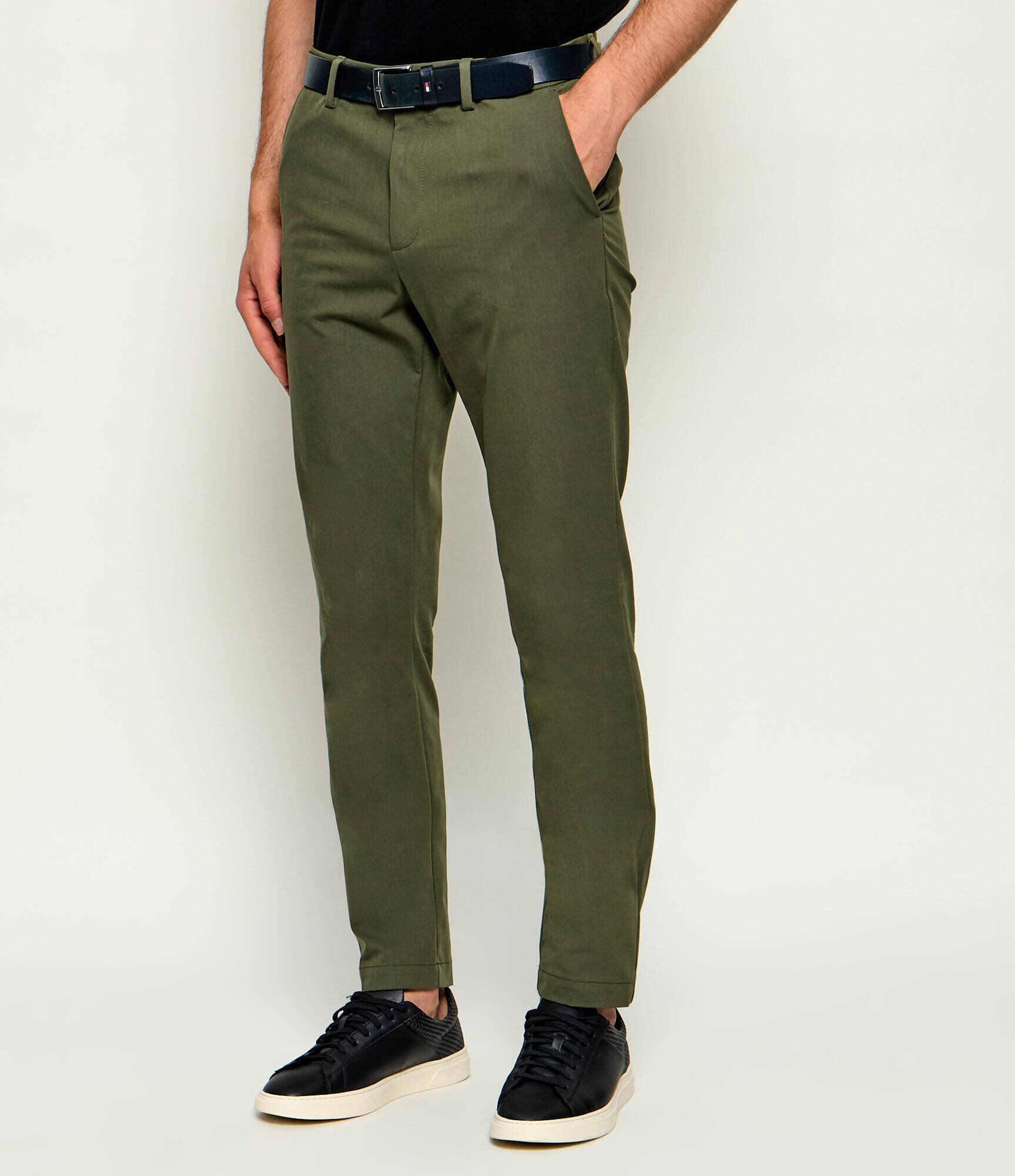 BOSS Black Pantaloni chino P-Kaiton1-Zip | Slim Fit