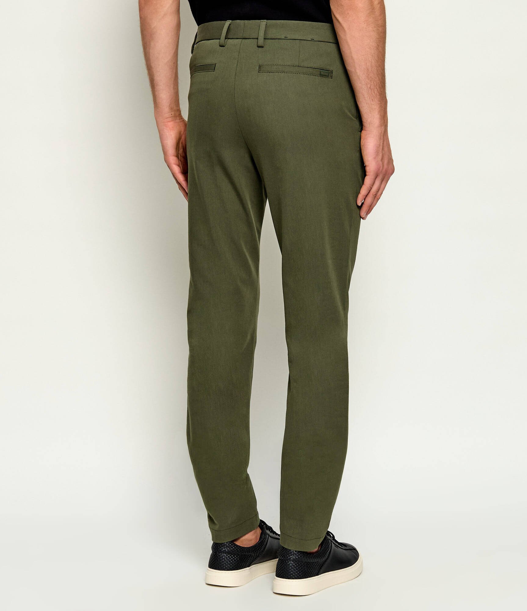 BOSS Black Pantaloni chino P-Kaiton1-Zip | Slim Fit