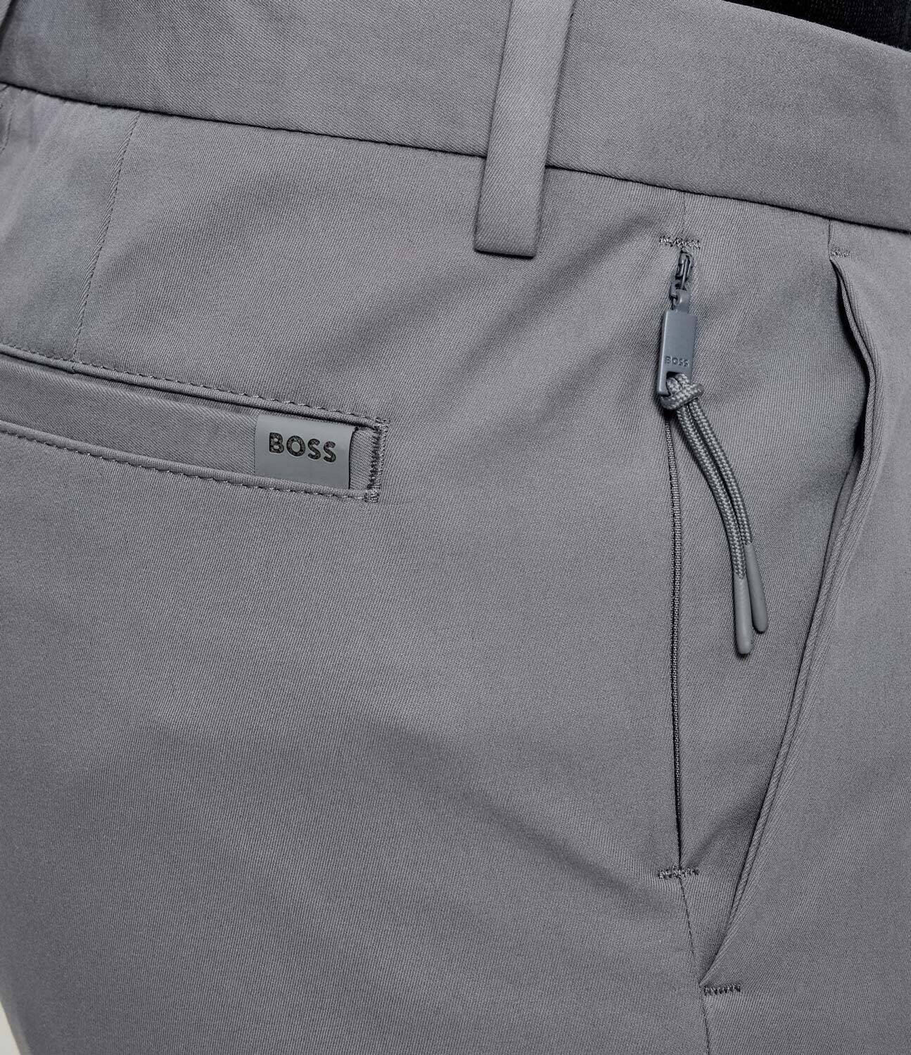 BOSS Black Pantaloni chino P-Kaiton1-Zip | Slim Fit