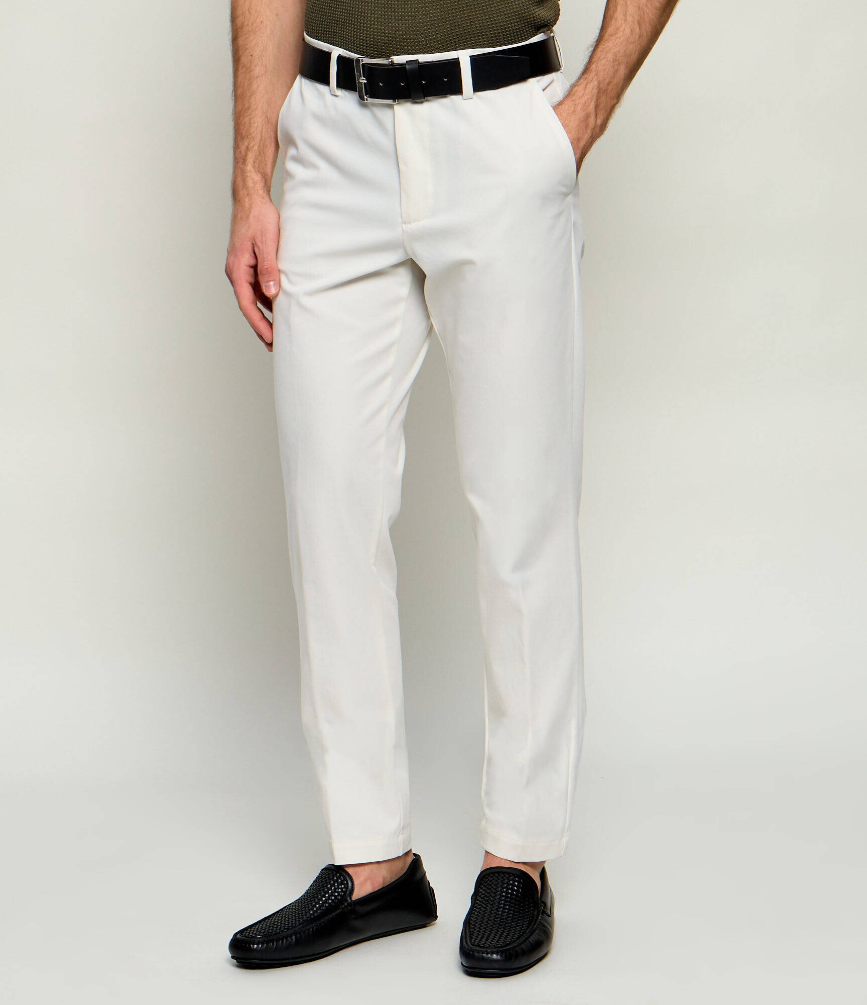 BOSS Black Pantaloni chino P-Kaiton1-Zip | Slim Fit
