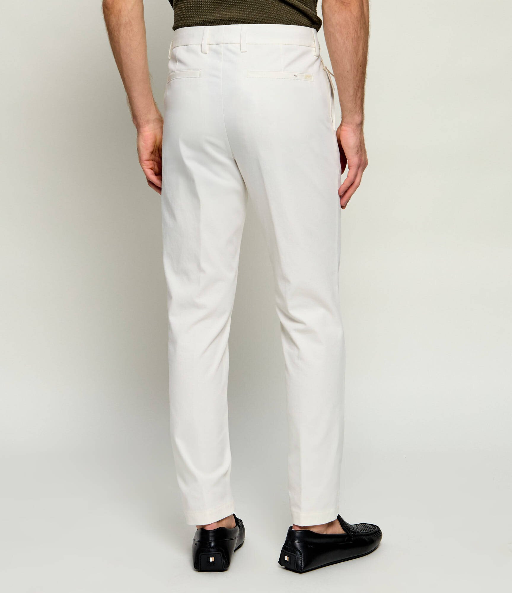 BOSS Black Pantaloni chino P-Kaiton1-Zip | Slim Fit