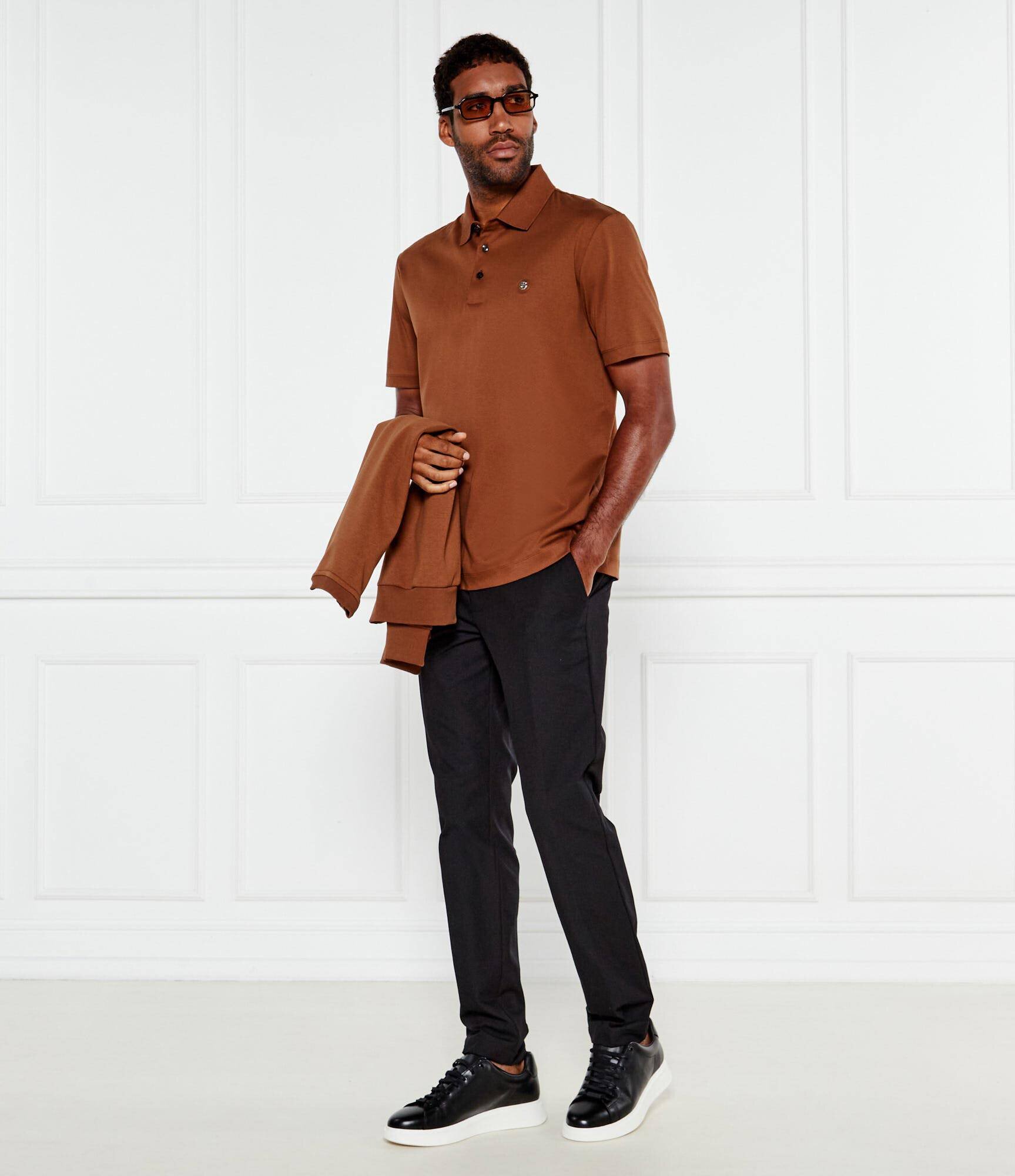 BOSS Black Pantaloni chino P-Kaiton1-Zip | Slim Fit