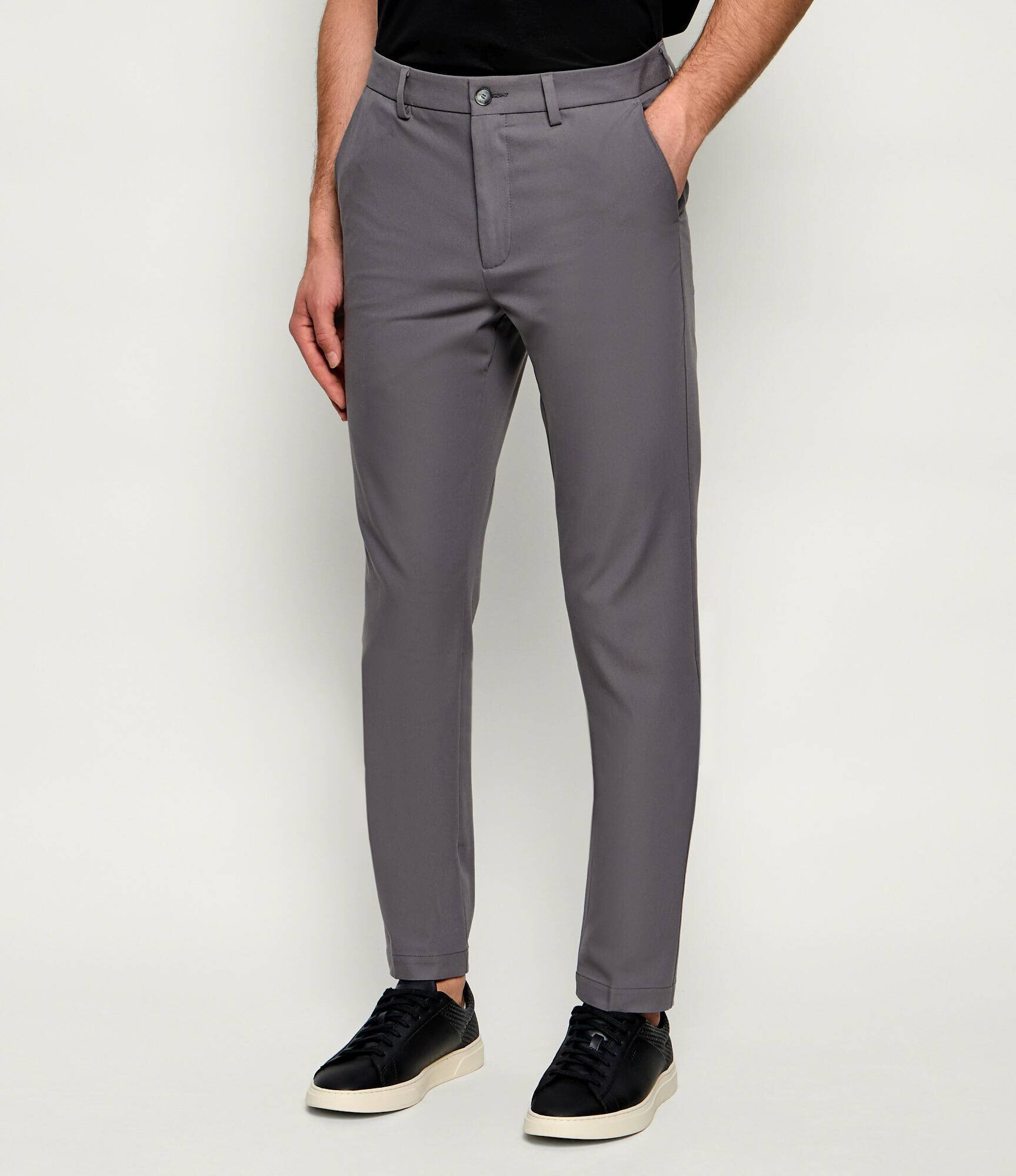 BOSS Black Pantaloni chino P-Kaiton1-Zip | Slim Fit