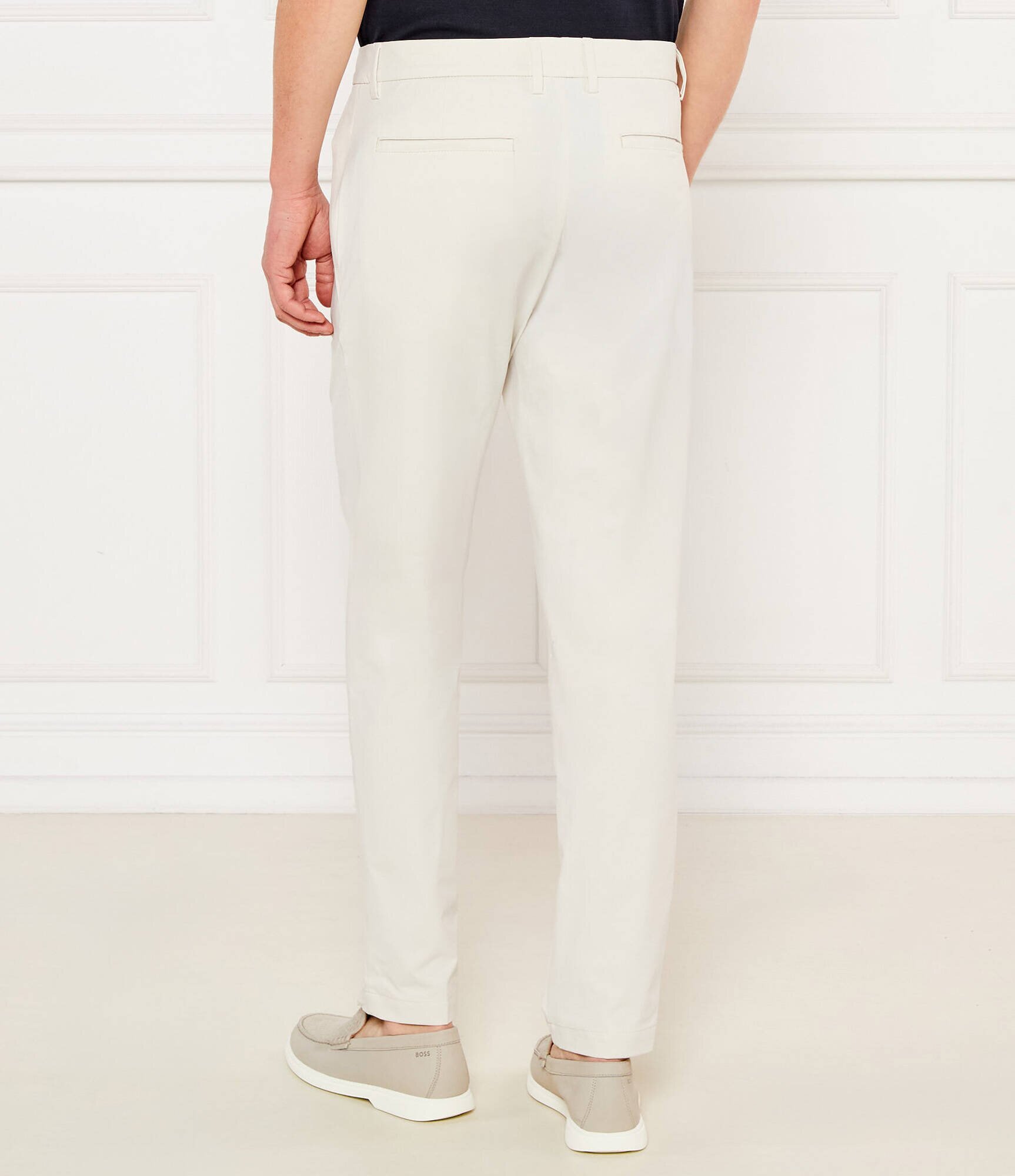 BOSS Black Pantaloni chino P-Kane-Zip | Tapered fit