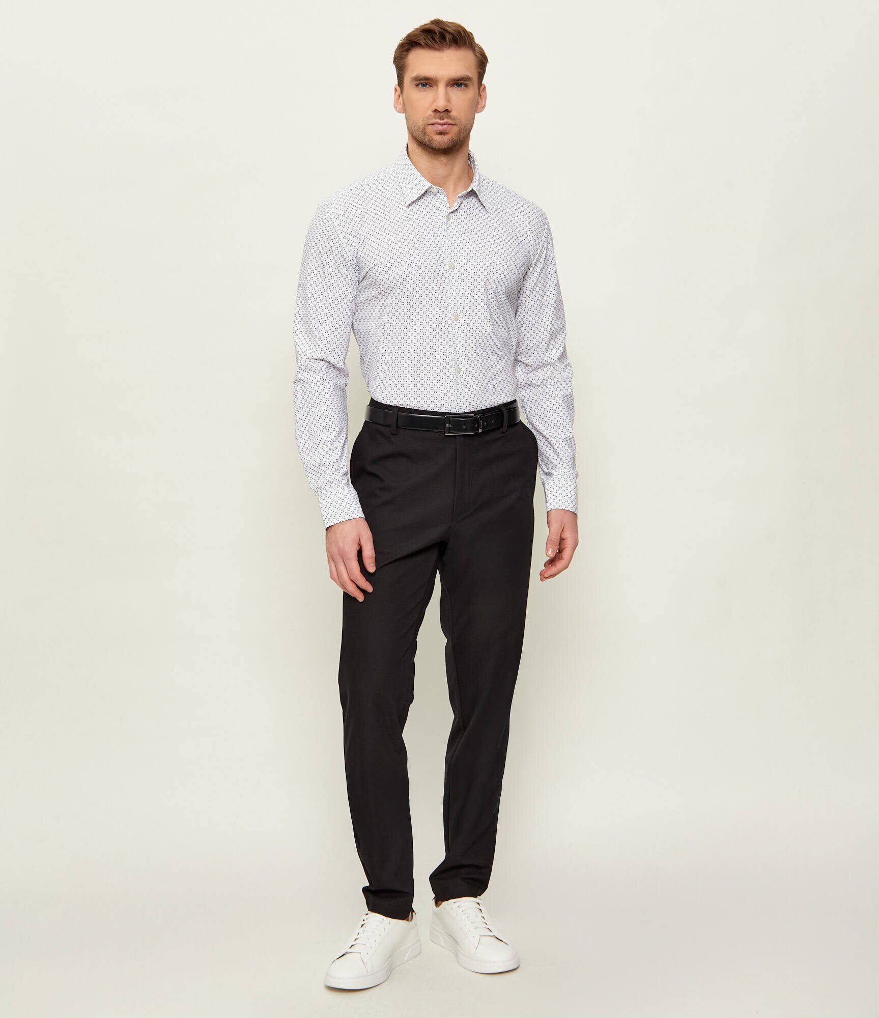 BOSS Black Pantaloni chino P-Kane1-Zip | Modern fit