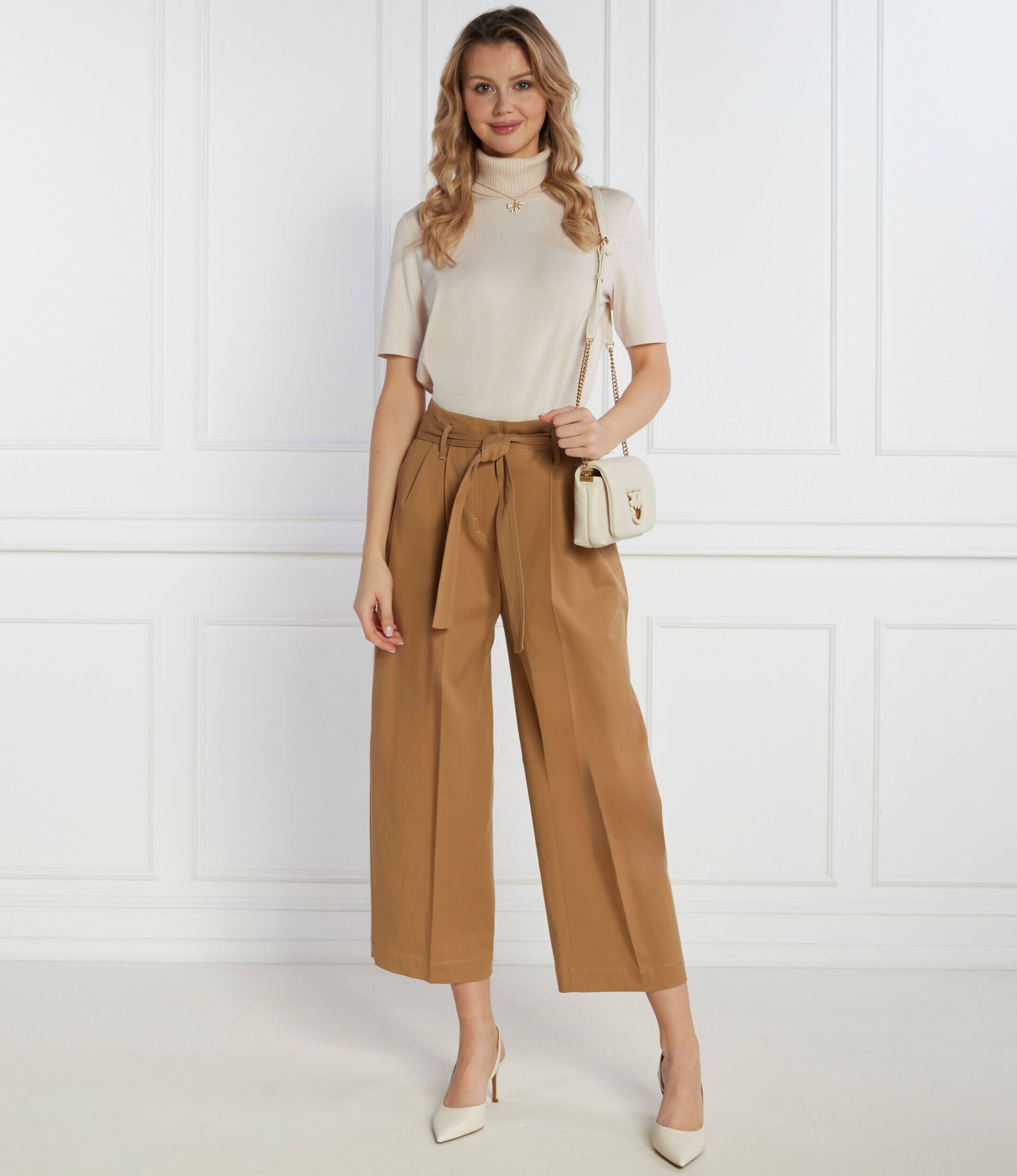 BOSS Black Pantaloni cu cordon Tenoy | Relaxed fit