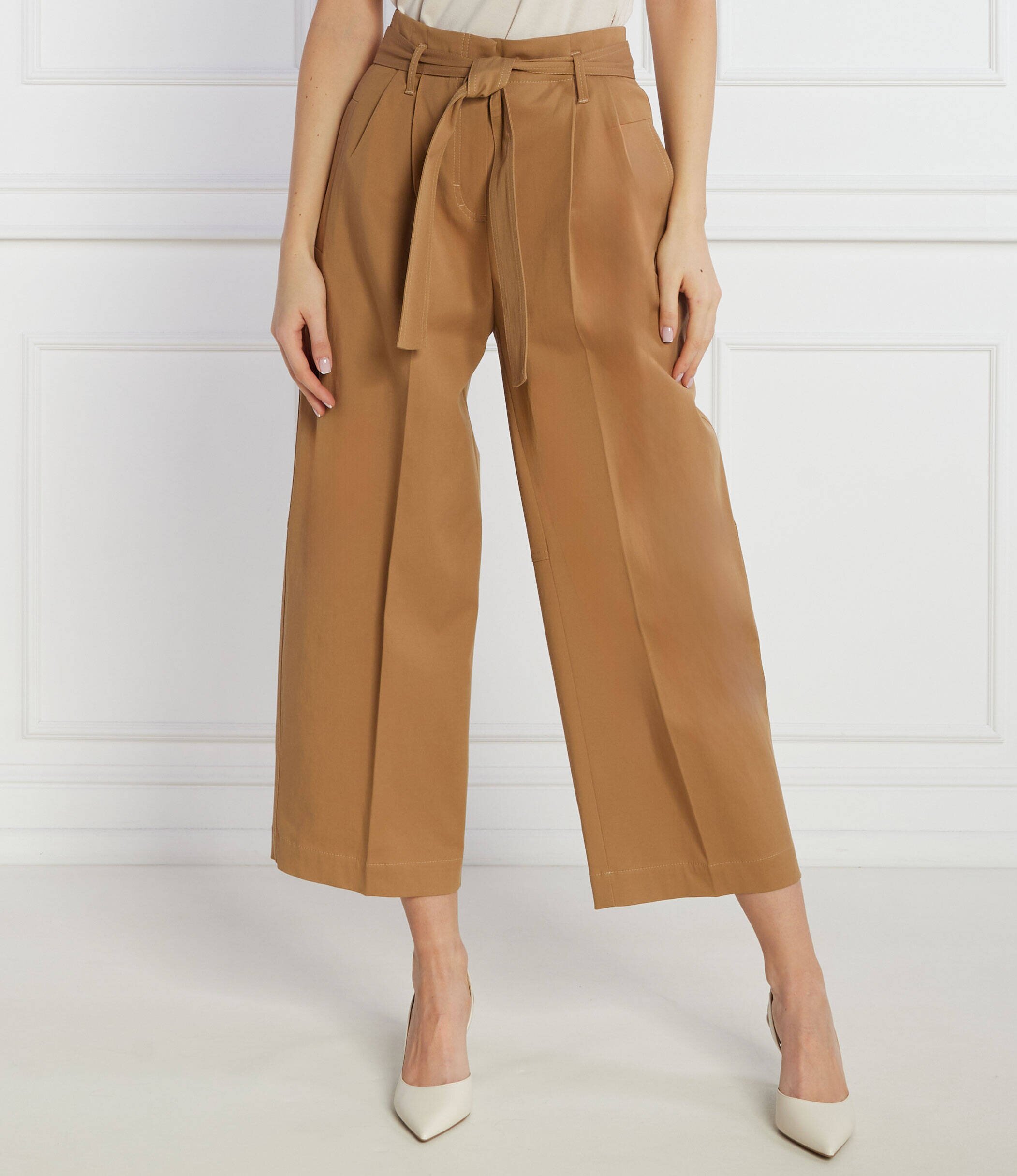 BOSS Black Pantaloni cu cordon Tenoy | Relaxed fit