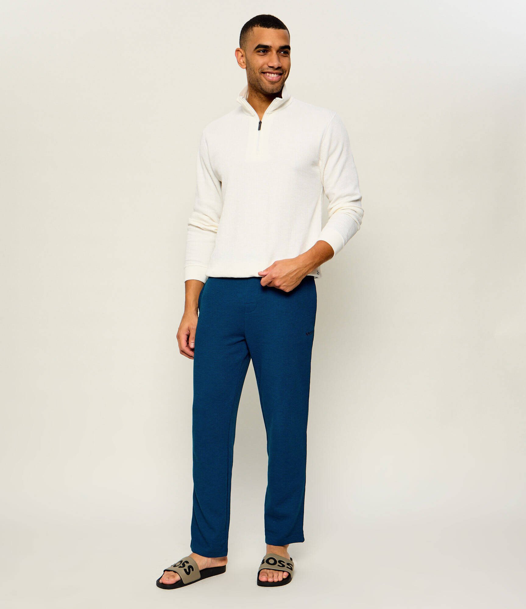 BOSS Black Pantaloni de pijama Waffle | regular fit