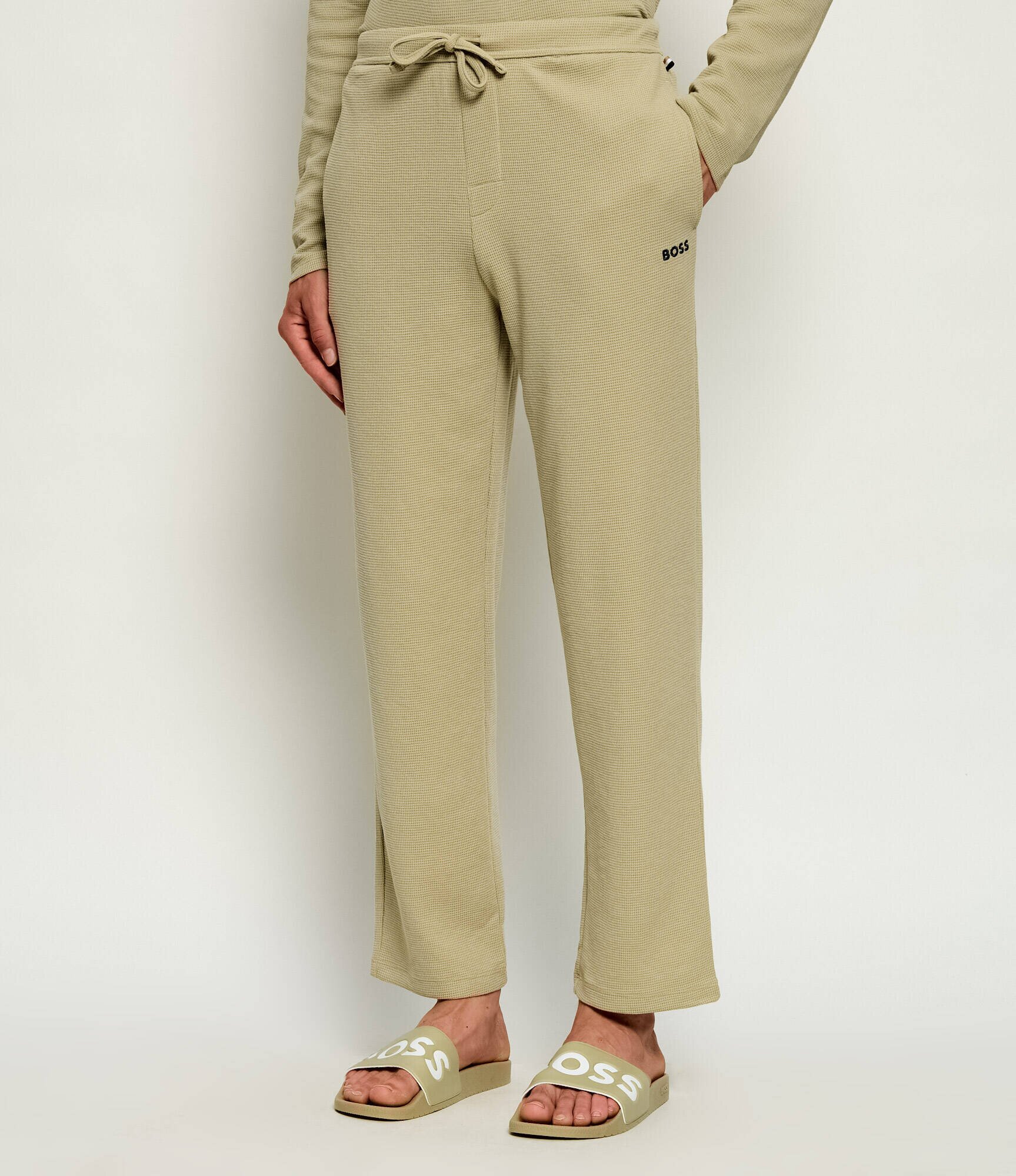 BOSS Black Pantaloni de pijama Waffle | regular fit