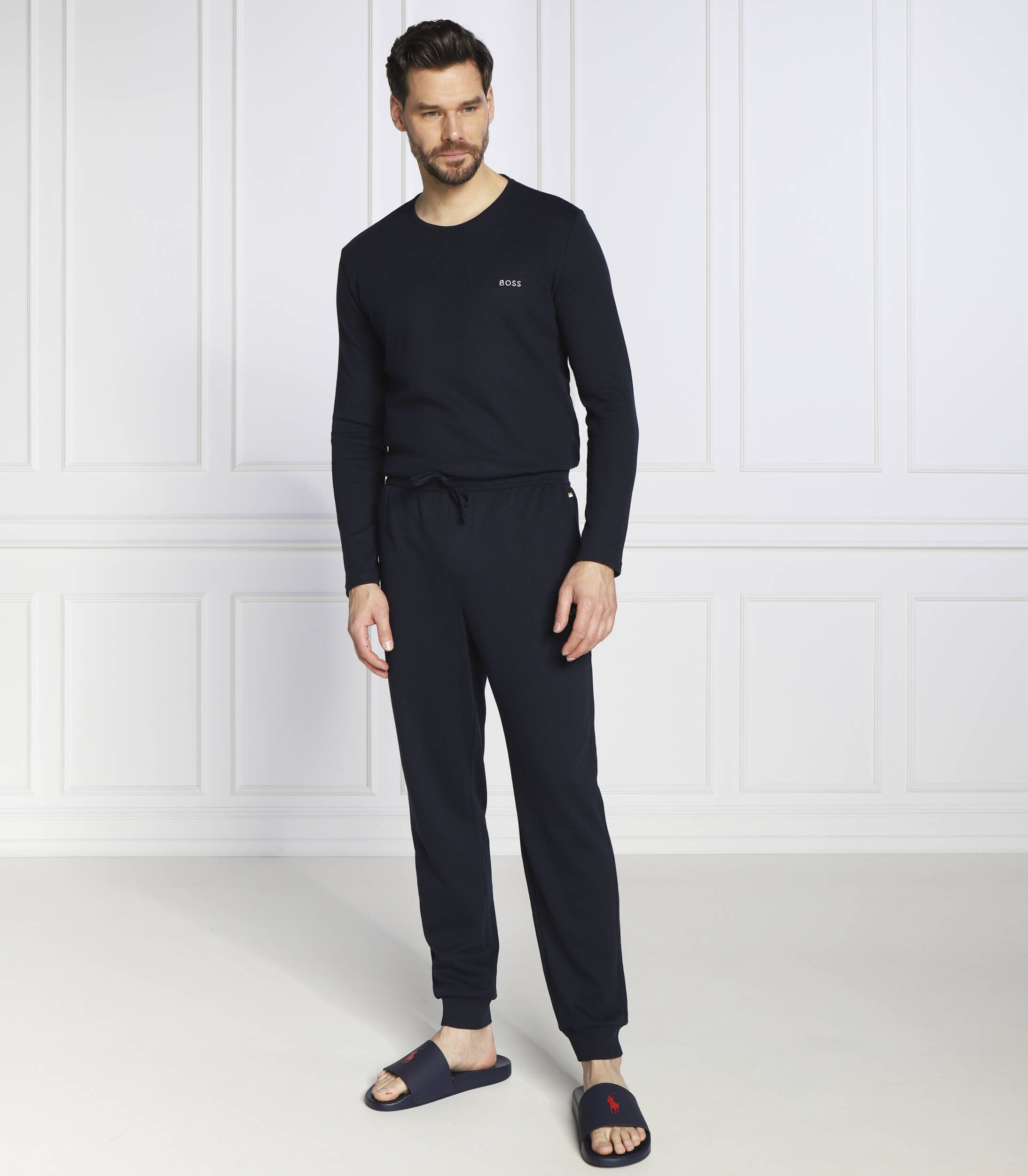 BOSS Black Pantaloni de pijama Waffle | Regular Fit