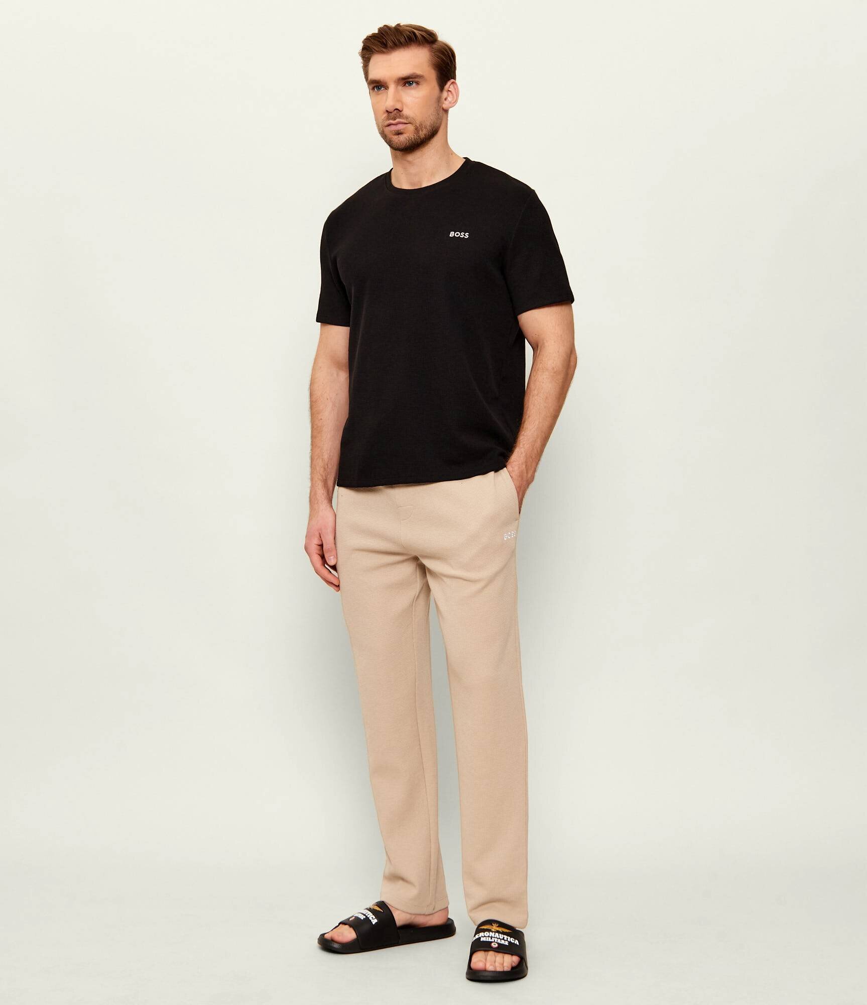 BOSS Black Pantaloni de pijama Waffle | regular fit