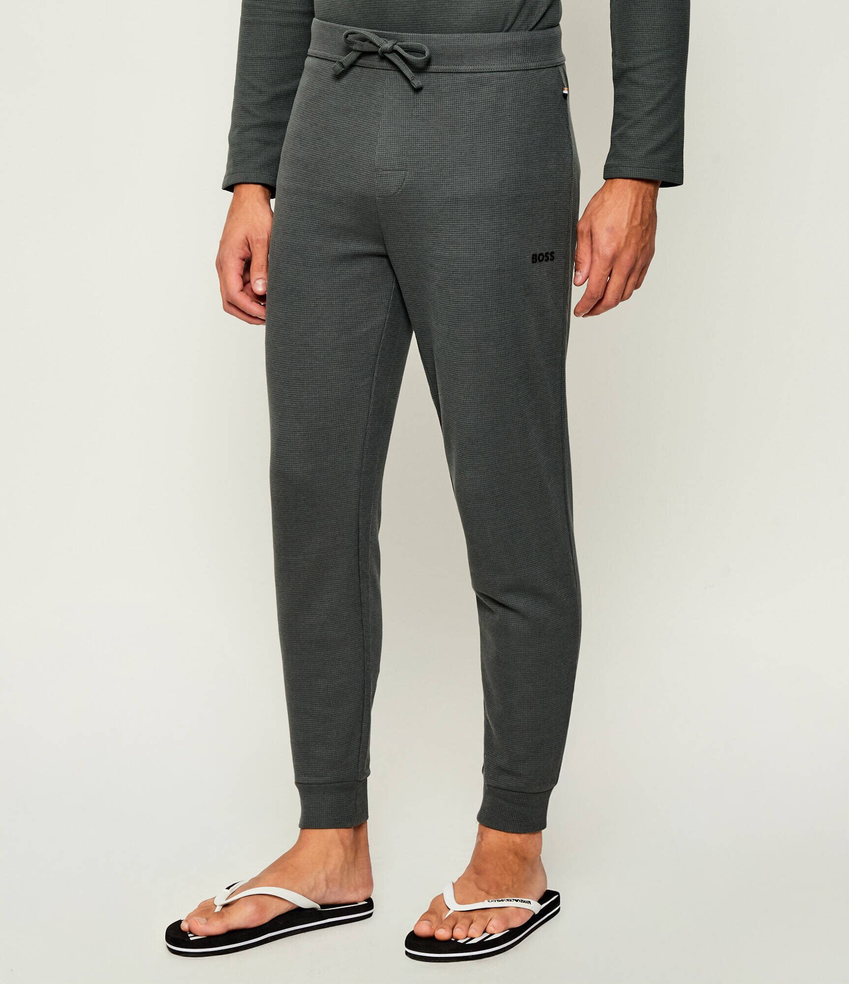 BOSS Black Pantaloni de pijama Waffle | regular fit