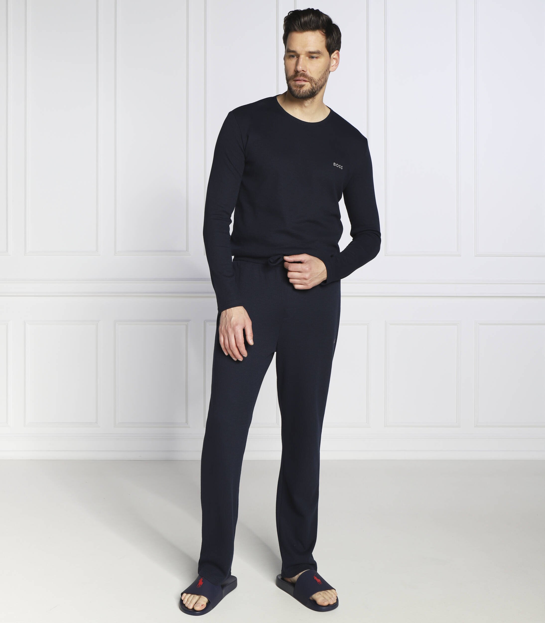 BOSS Black Pantaloni de pijama Waffle | Regular Fit