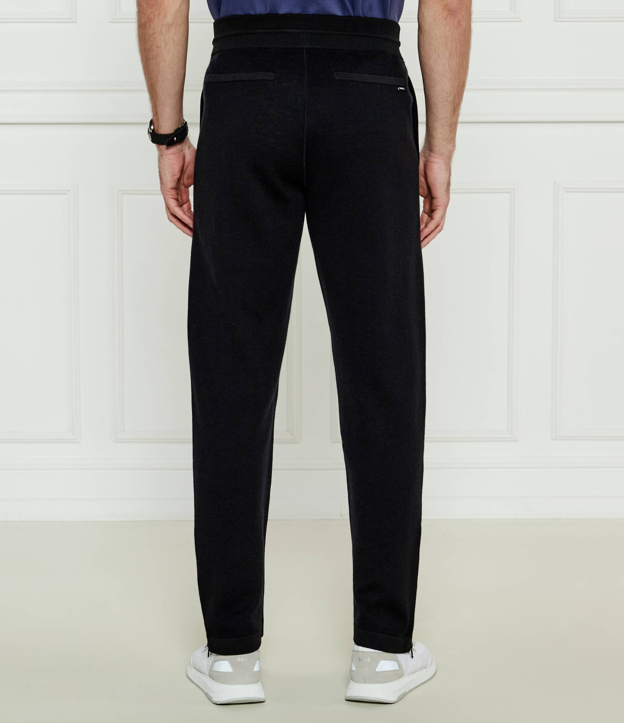 BOSS Black Pantaloni de trening H-Donetto | Loose fit cu adaos de lână