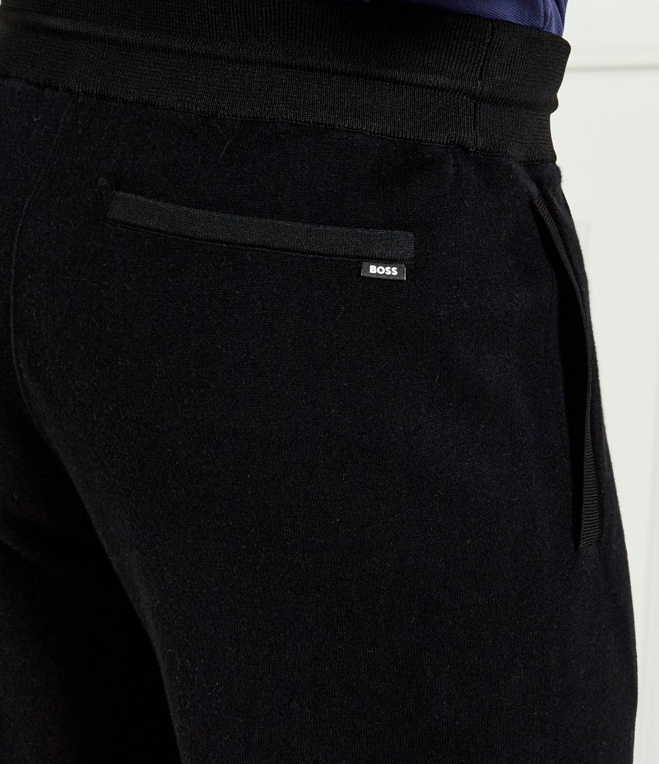 BOSS Black Pantaloni de trening H-Donetto | Loose fit cu adaos de lână
