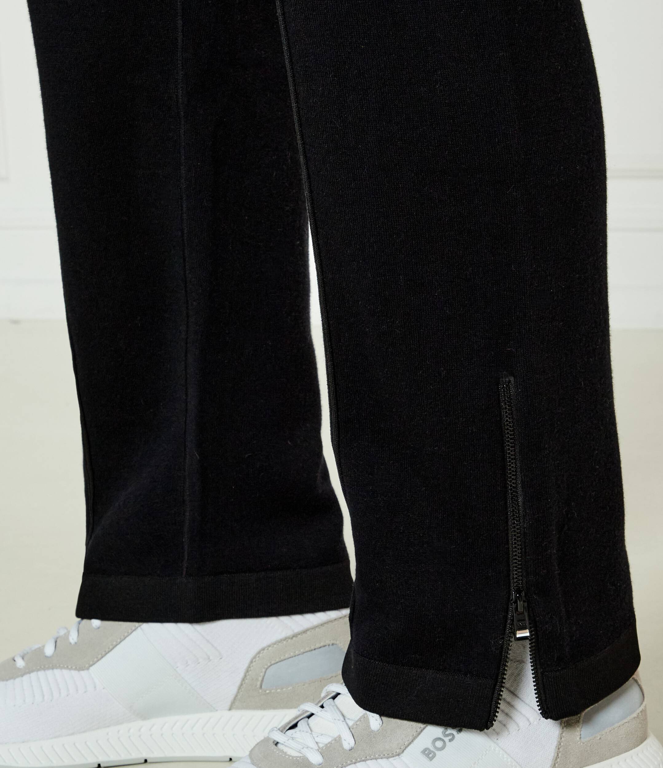BOSS Black Pantaloni de trening H-Donetto | Loose fit cu adaos de lână