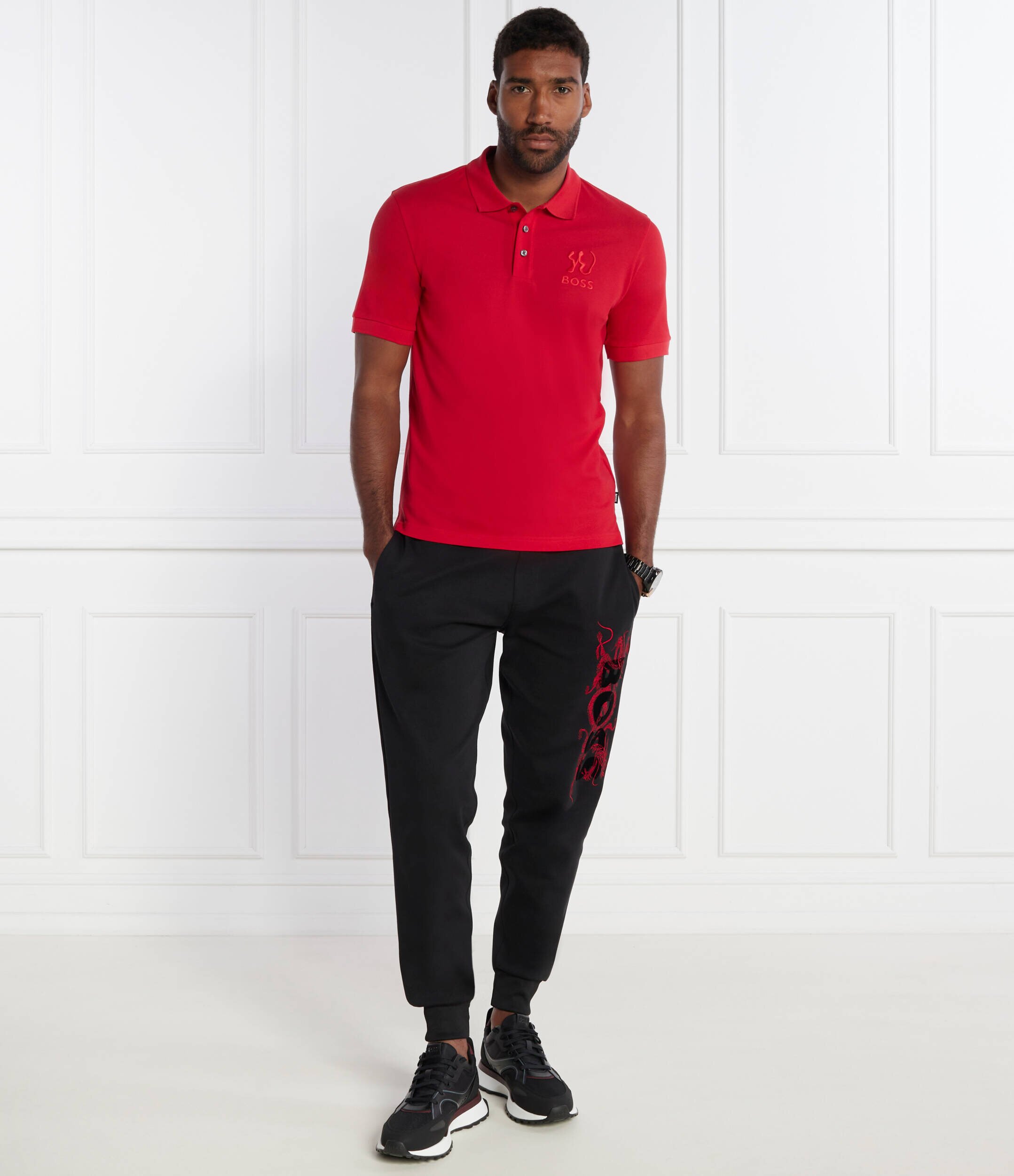 BOSS Black Pantaloni de trening Lamont 199_LNY | Regular Fit