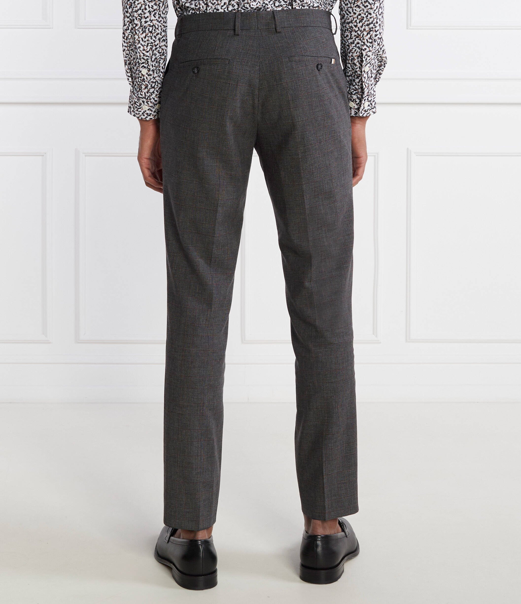 BOSS Black Pantaloni Genius | Slim Fit cu adaos de lână