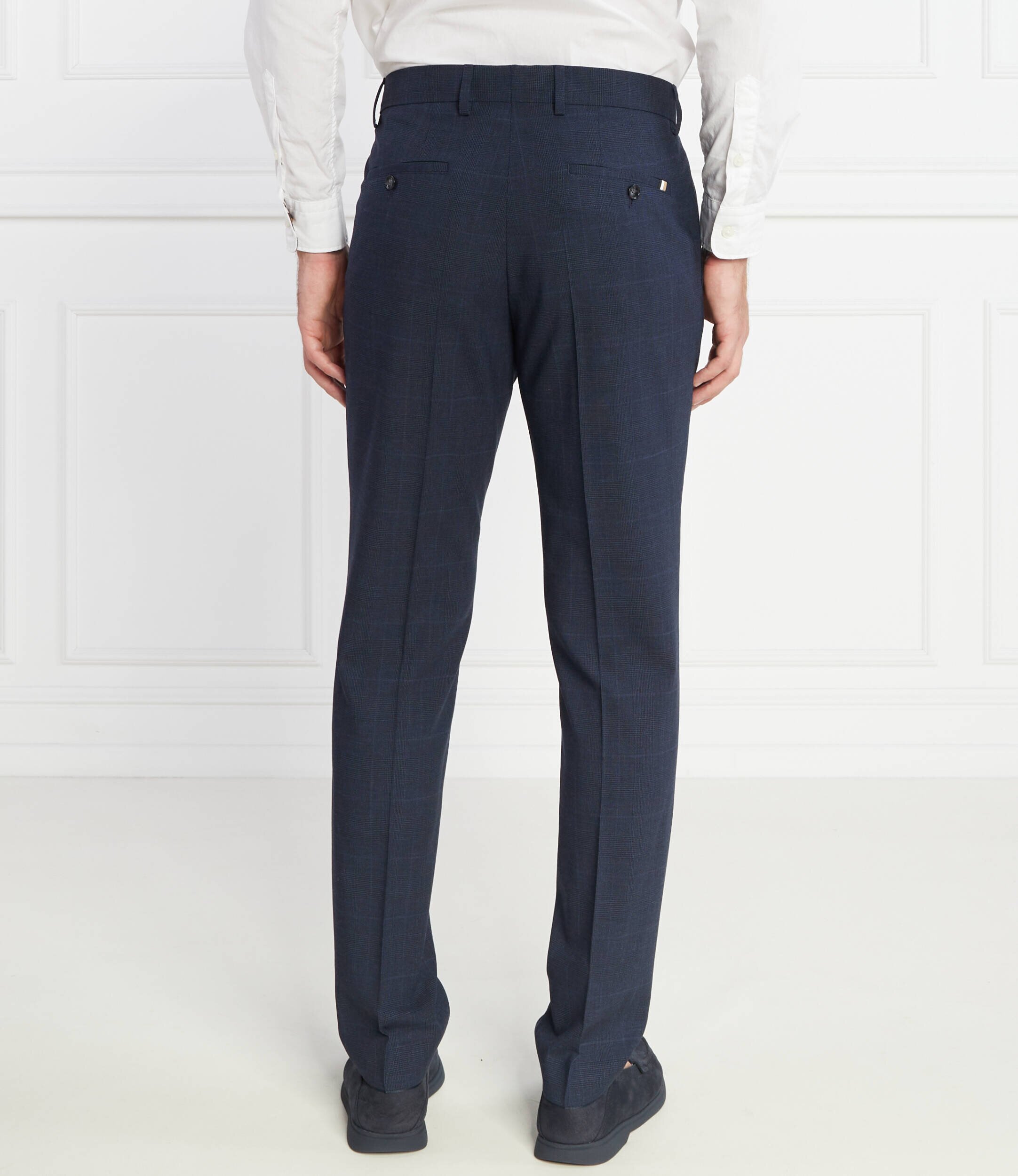 BOSS Black Pantaloni H-Genius-224 | Regular Fit cu adaos de lână