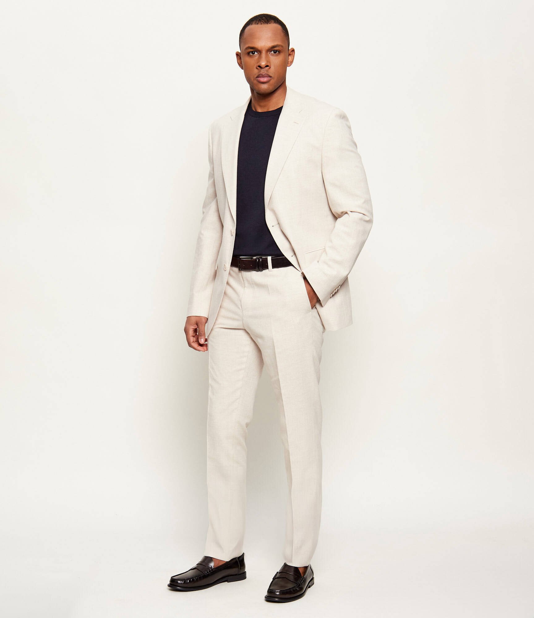 BOSS Black Pantaloni H-Genius-253 | Slim Fit | cu adaos de in