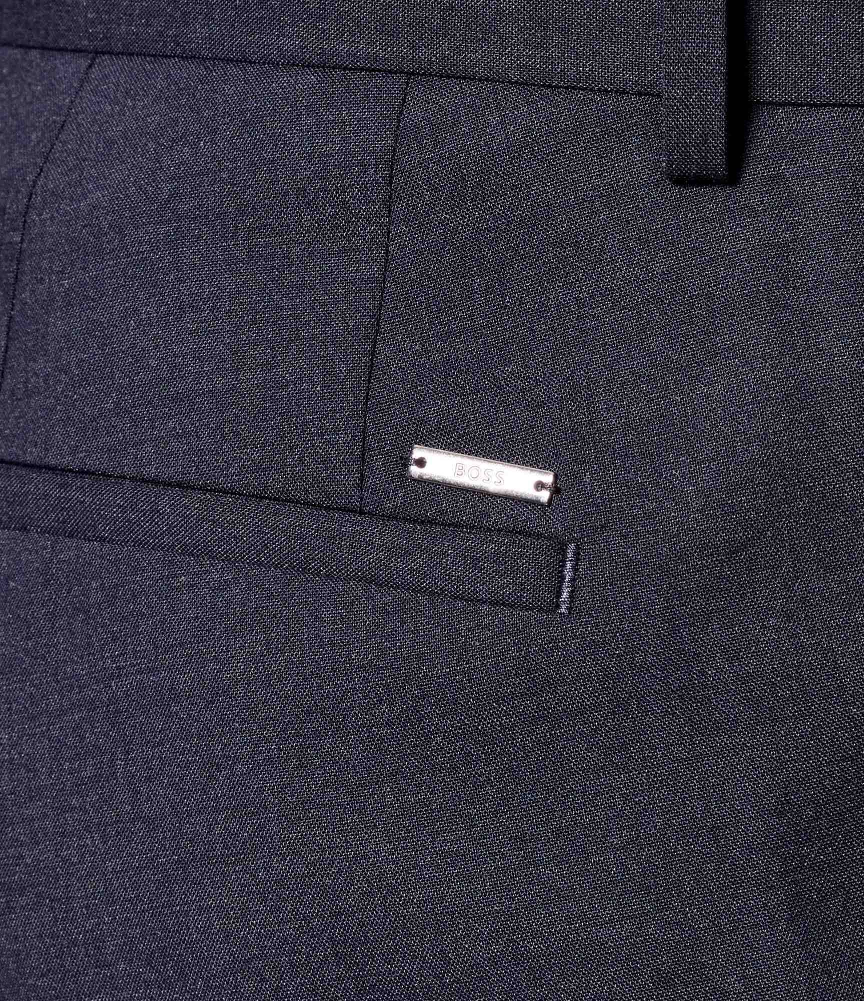 BOSS Black Pantaloni H-Genius-253 | Slim Fit cu adaos de lână