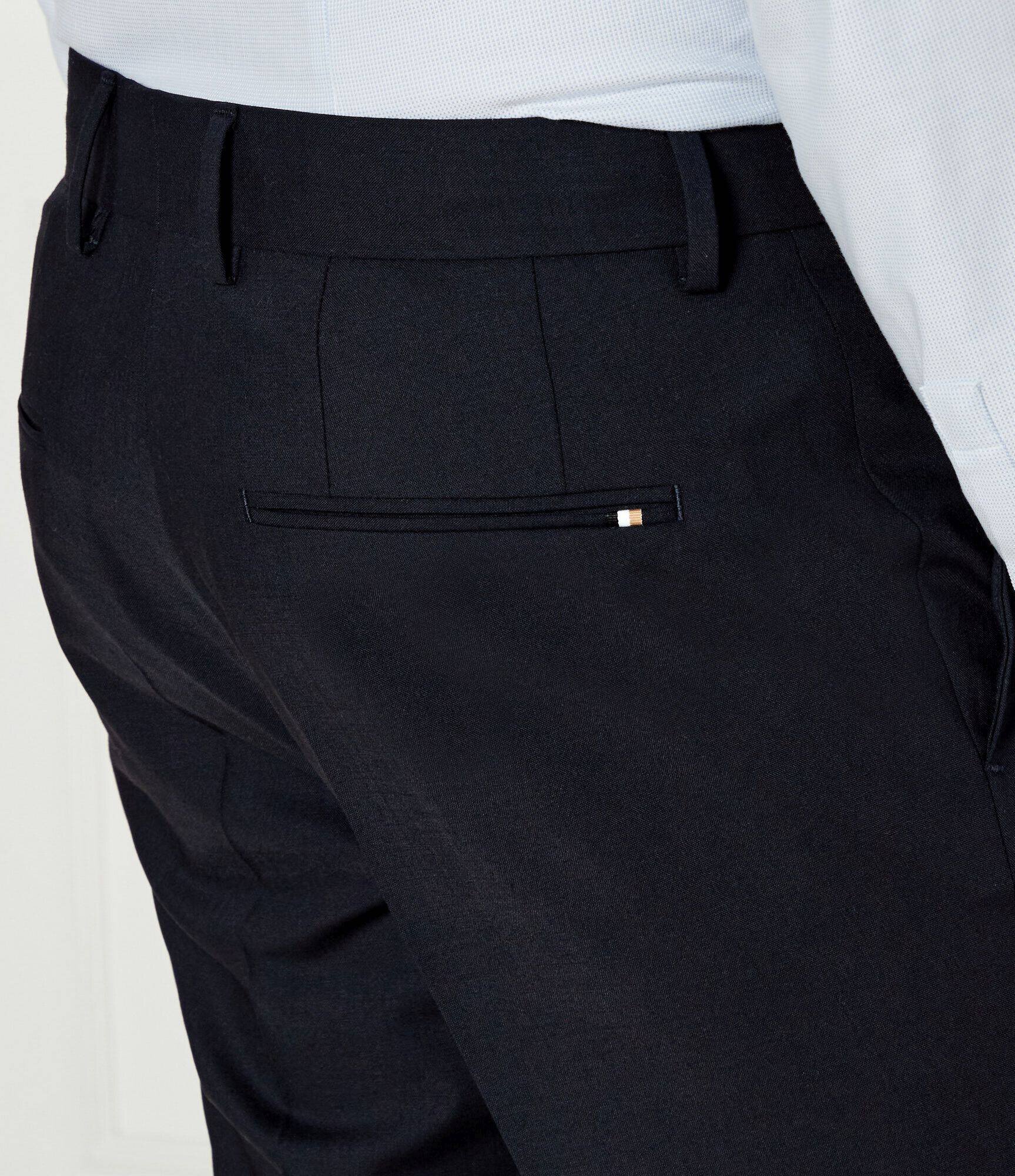 BOSS Black Pantaloni H-Genius-DTL-WG-252 | Slim Fit cu adaos de lână