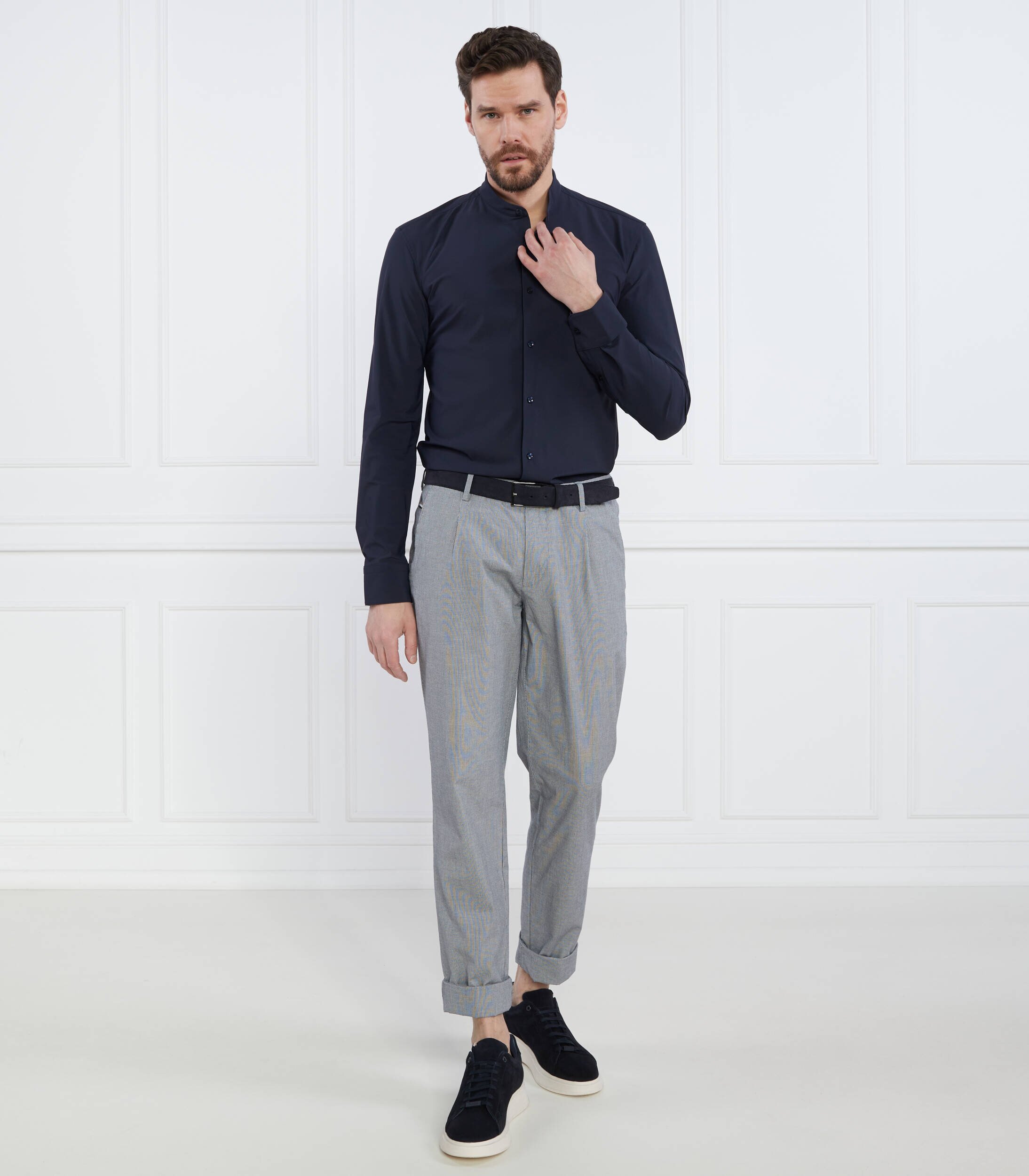 BOSS Black Pantaloni Kaito1-PL | cu adaos de in