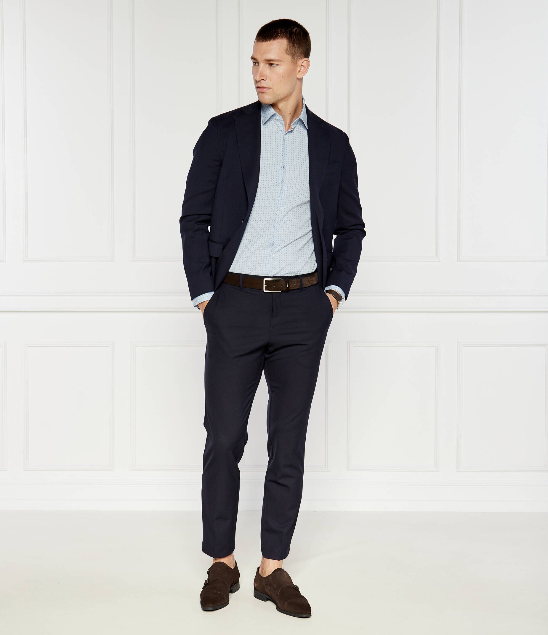 BOSS Black Pantaloni P-Genius-EL | Slim Fit