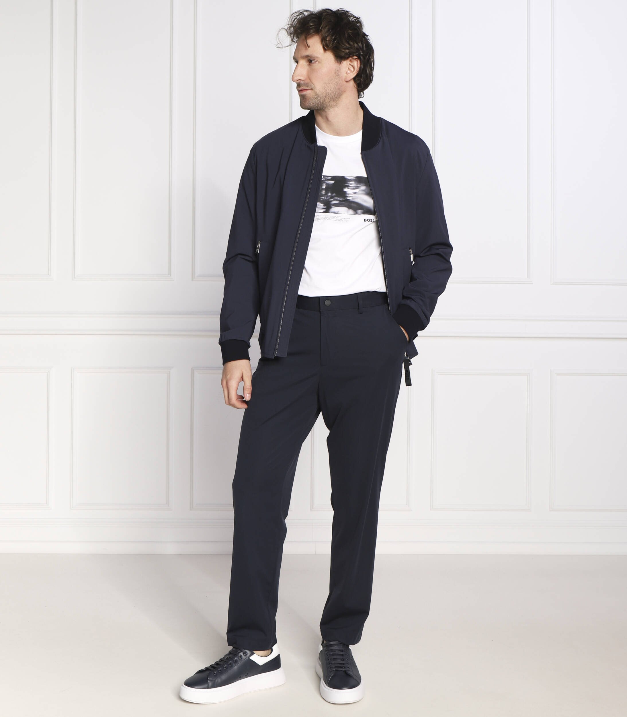 BOSS Black Pantaloni P-Perin-J-CW-WG-231 | Relaxed fit
