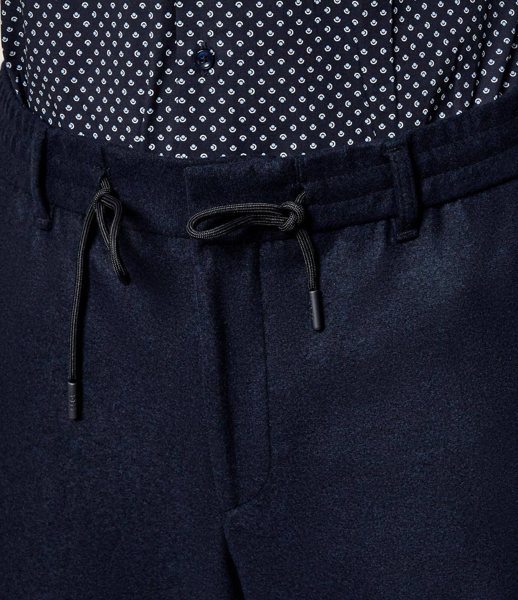 BOSS Black Pantaloni P-Perin-J-RDS-WG-254 | Tapered fit cu adaos de lână