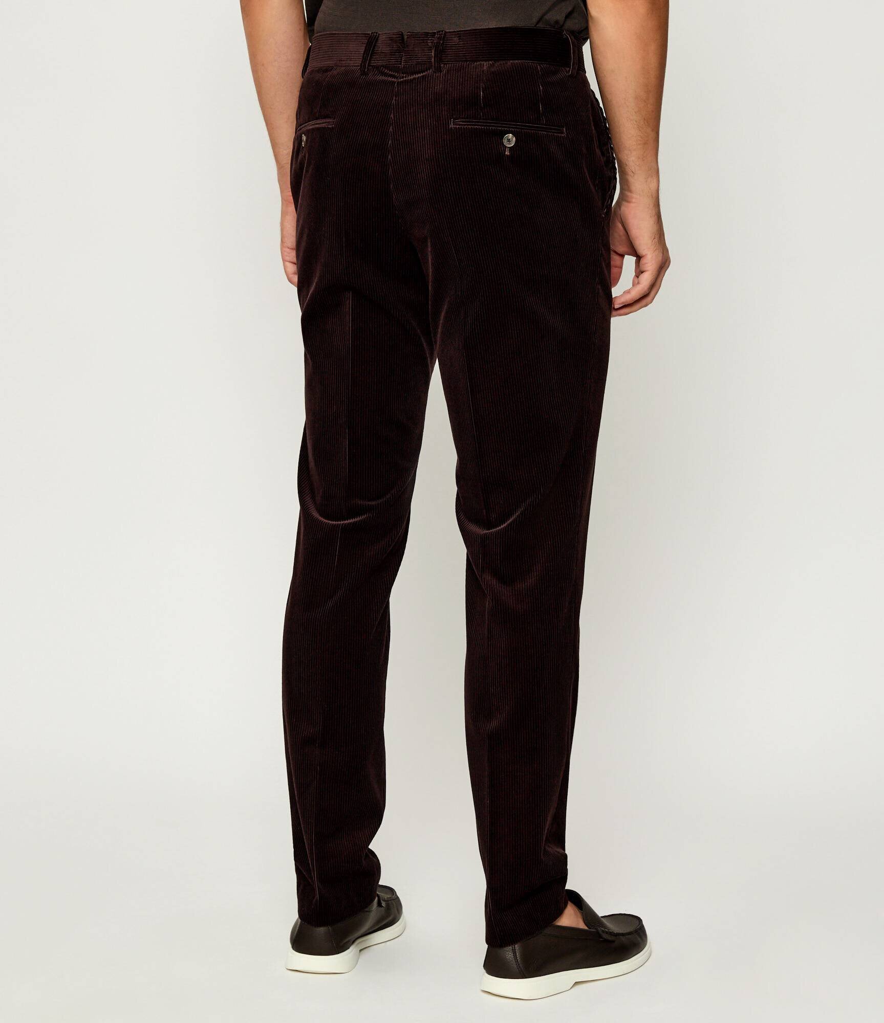 BOSS Black Pantaloni SB-SUIT-Trous-252_DB | Boss x David Beckham | regular fit | catifea reiată