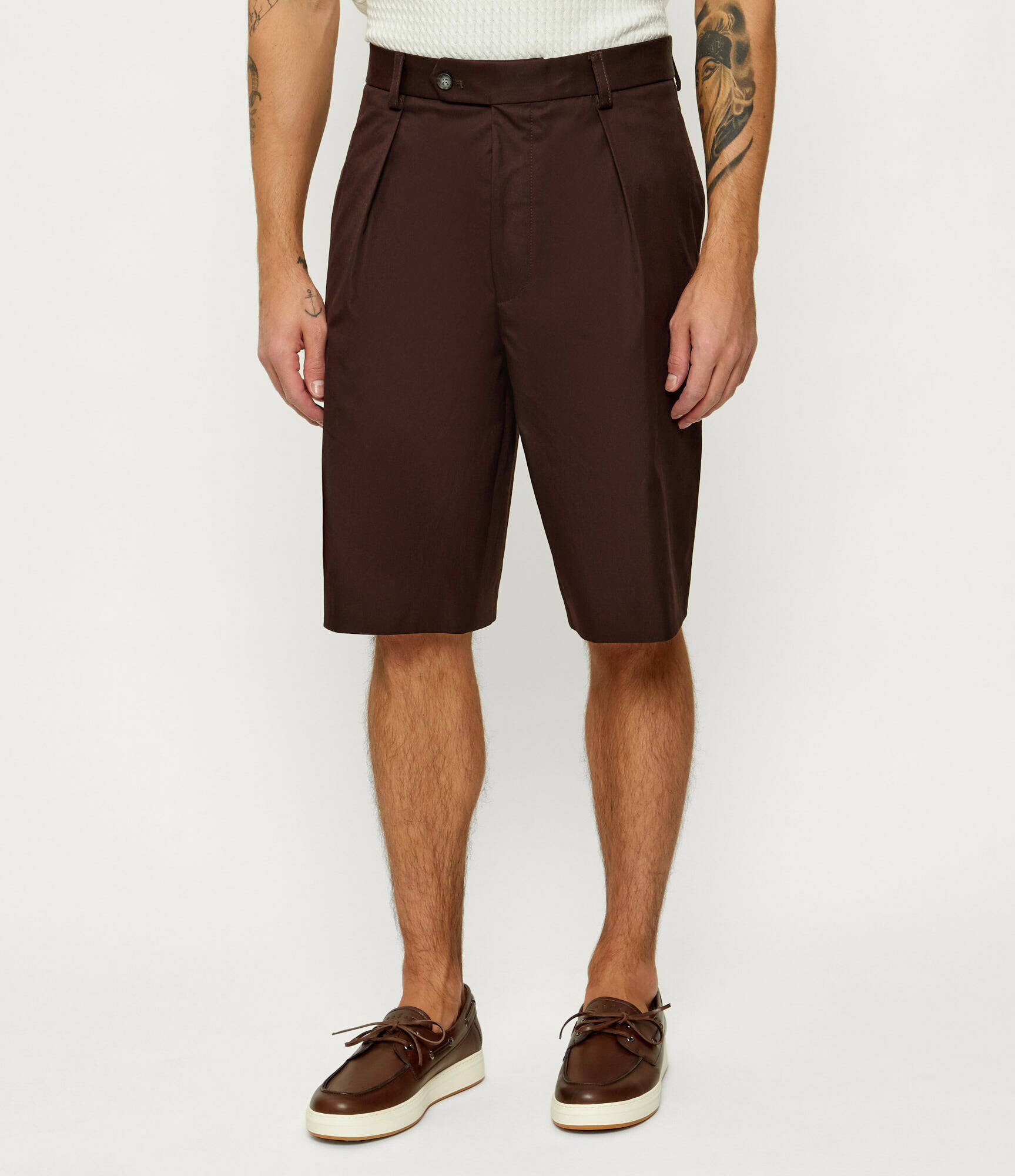 BOSS Black Pantaloni scurți chino 262_DB | Boss x David Beckham | Relaxed fit