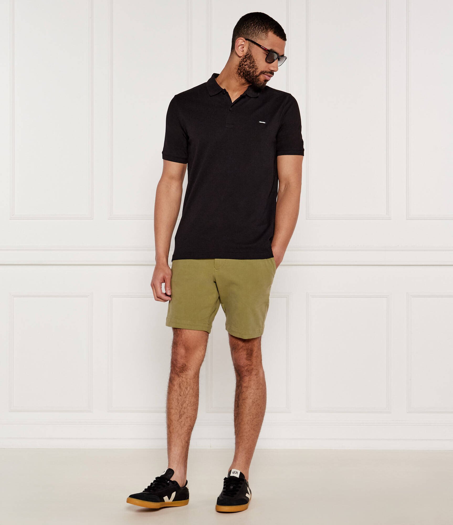 BOSS Black Pantaloni scurți chino H-Slice | Slim Fit