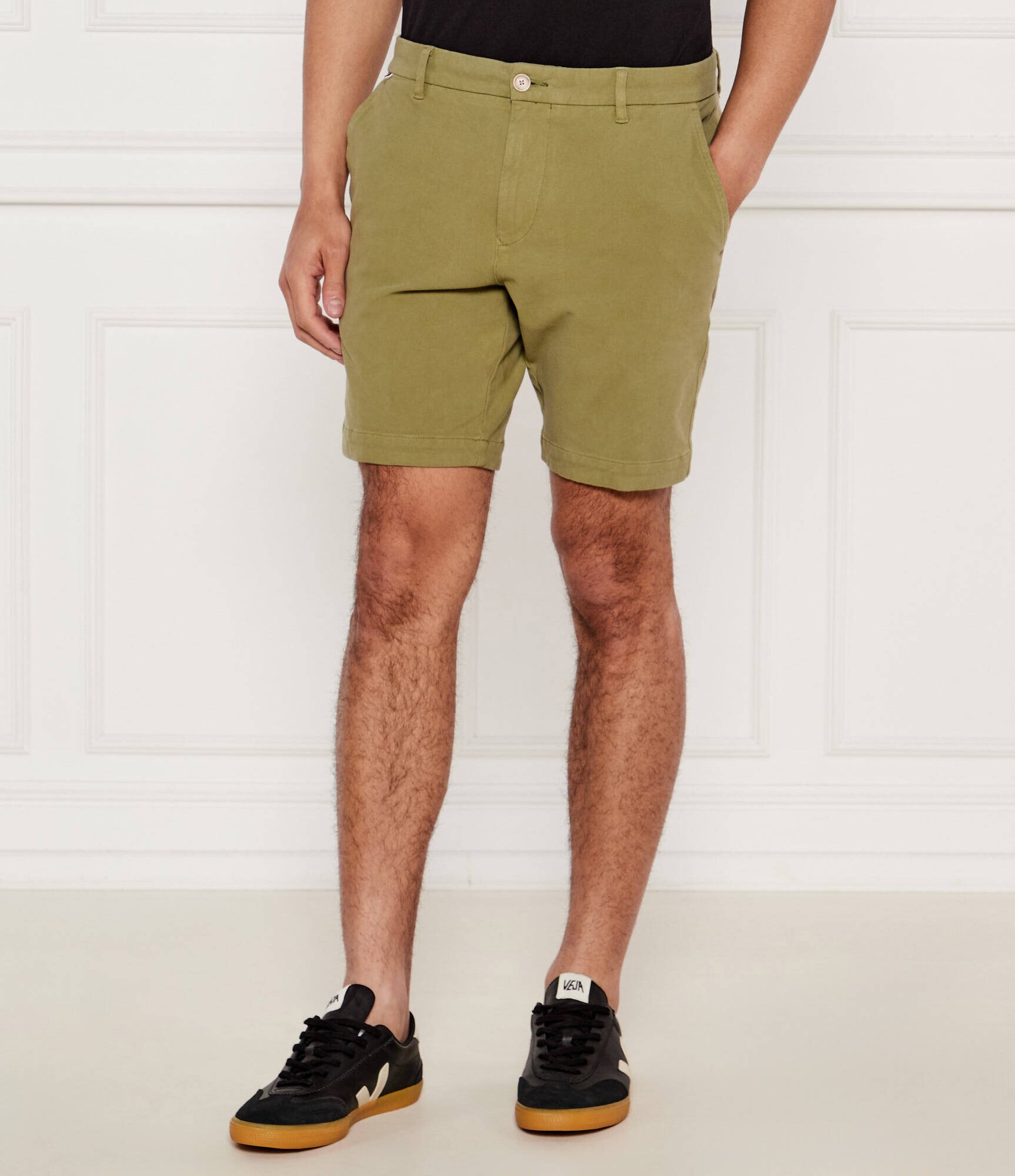 BOSS Black Pantaloni scurți chino H-Slice | Slim Fit