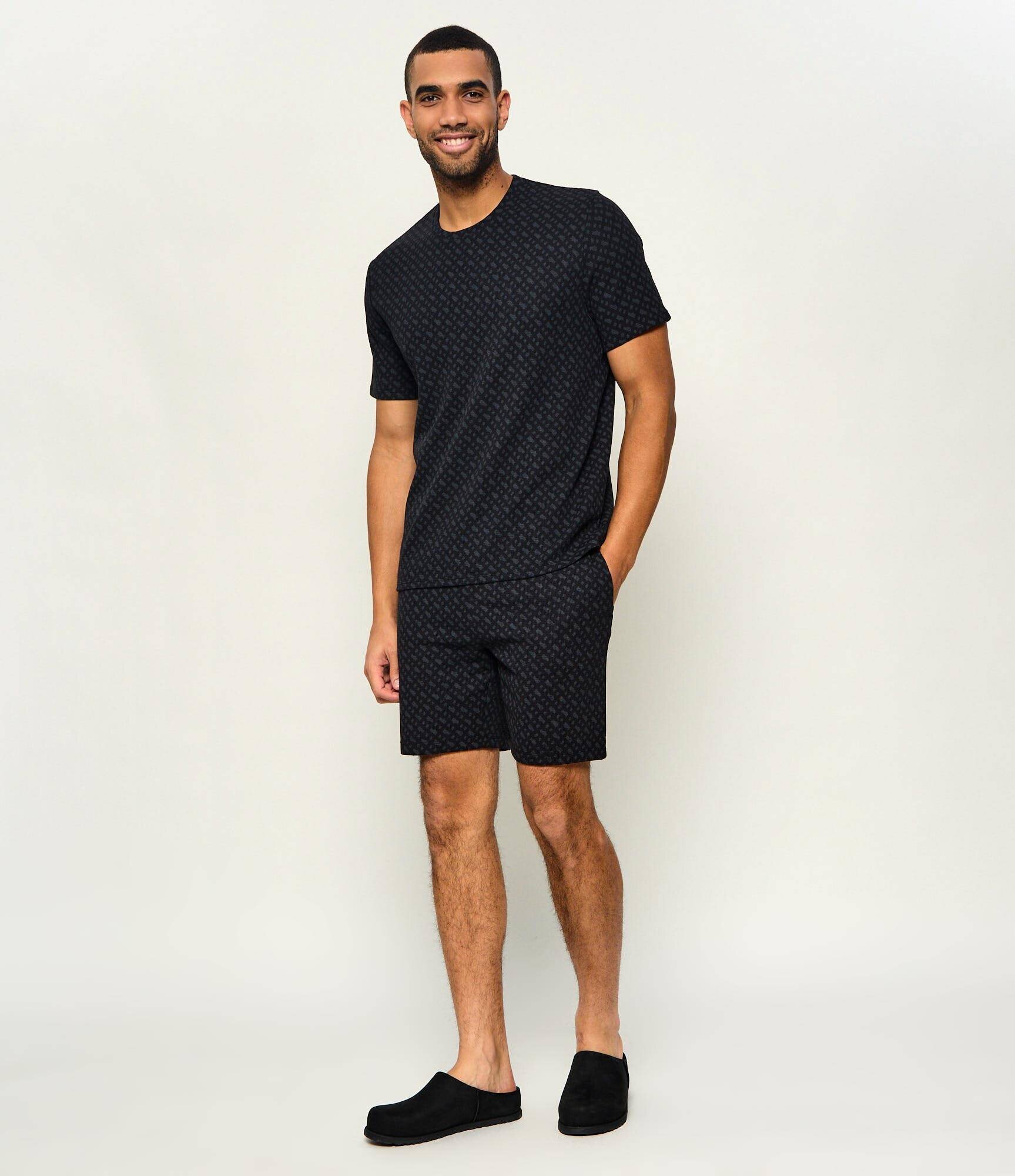 BOSS Black Pantaloni scurți de pijama Aop | regular fit