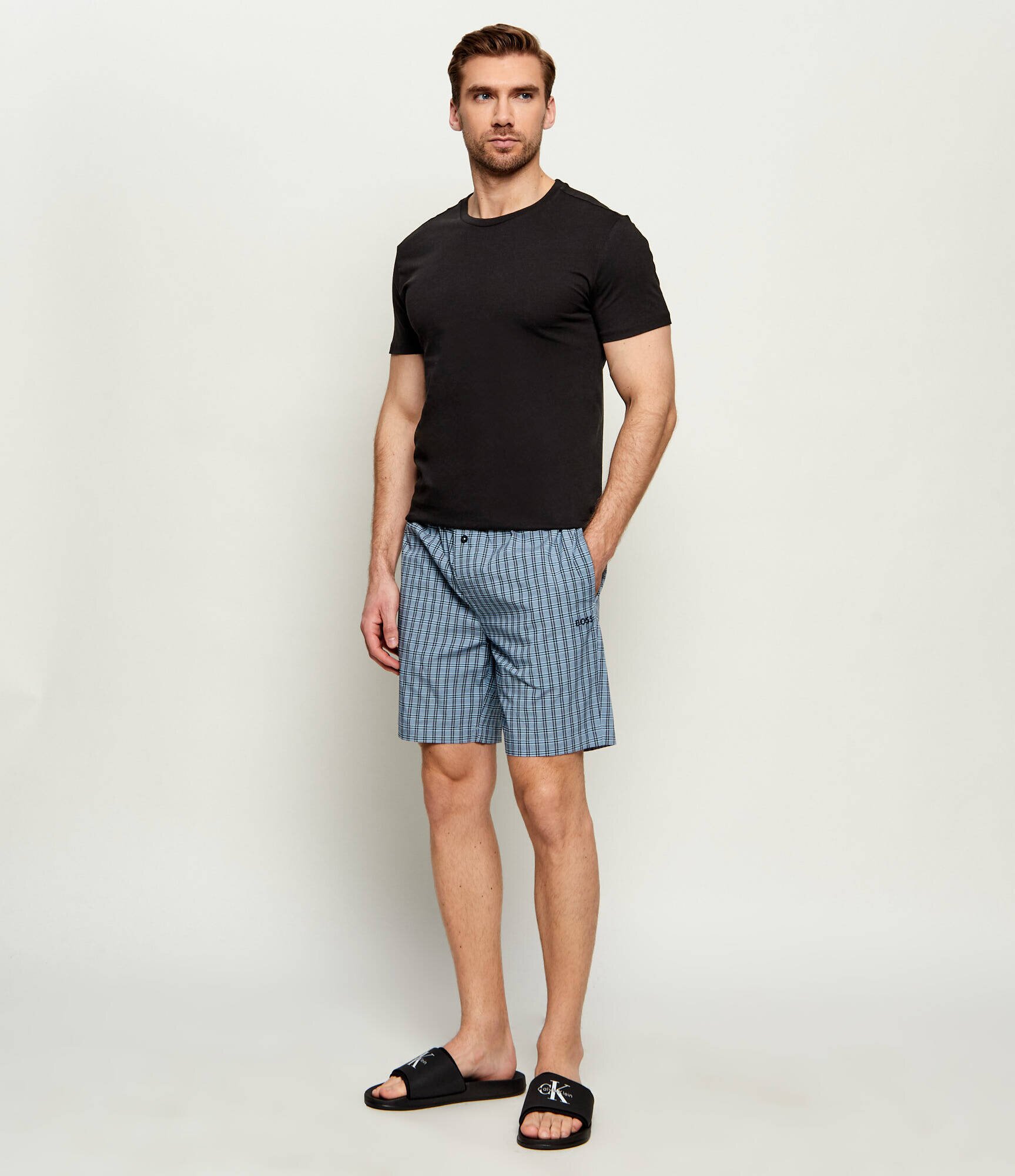 BOSS Black Pantaloni scurți de pijama Chris | regular fit