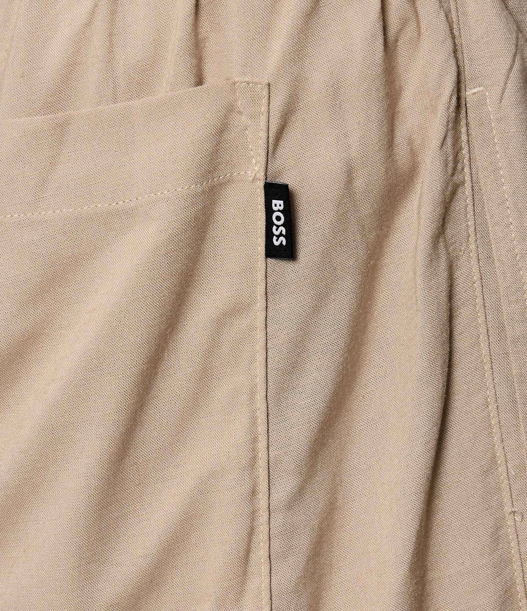 BOSS Black Pantaloni scurți de pijama Fresh | Regular Fit | cu adaos de in