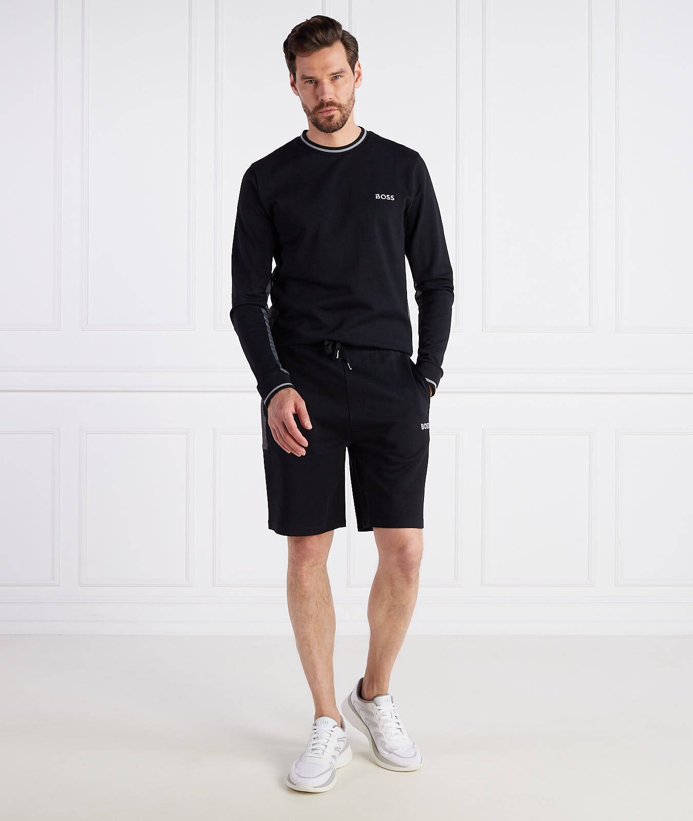 BOSS Black Pantaloni scurți Tracksuit | Regular Fit