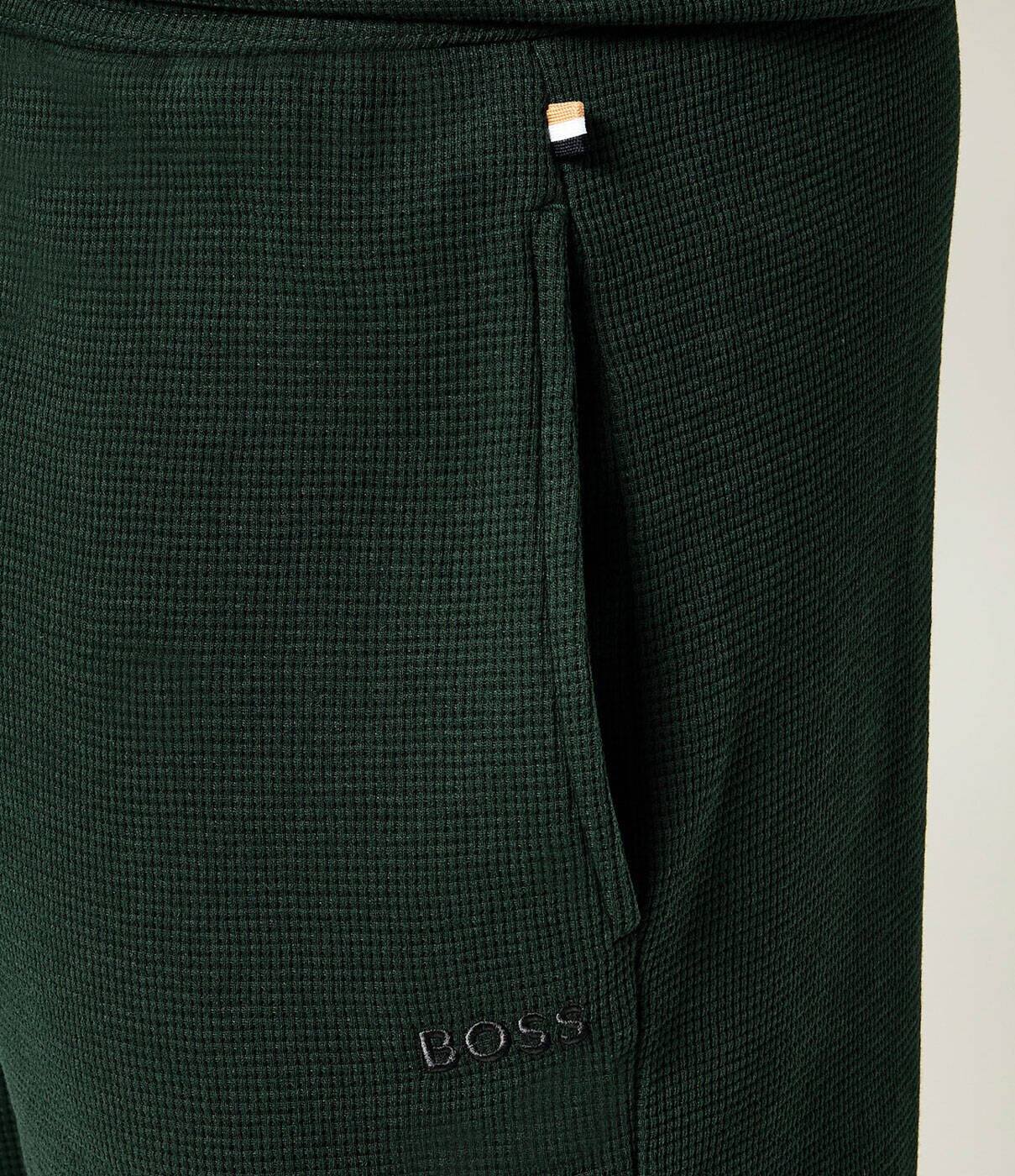 BOSS Black Pantaloni scurți Waffle | regular fit