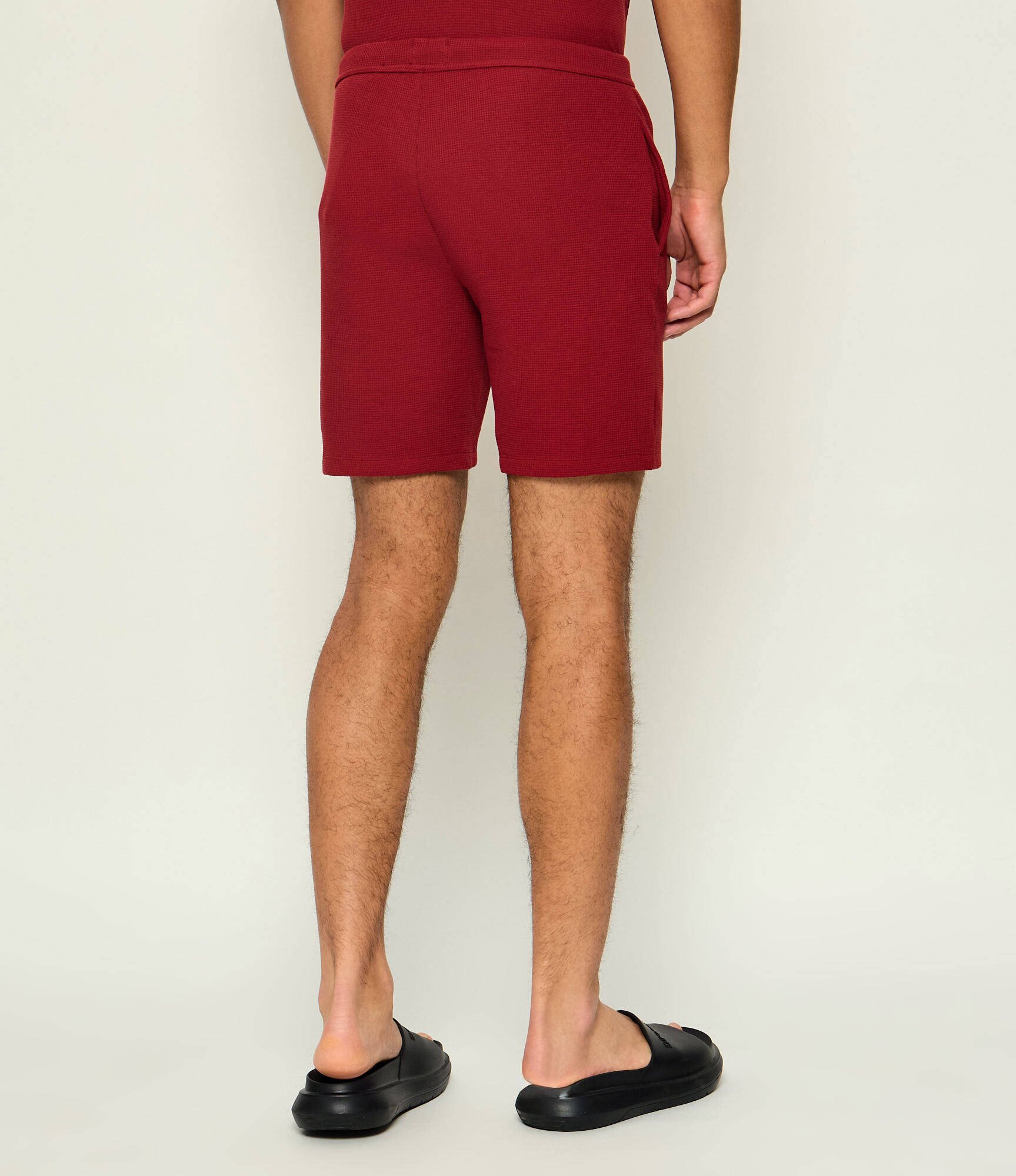 BOSS Black Pantaloni scurți Waffle | regular fit