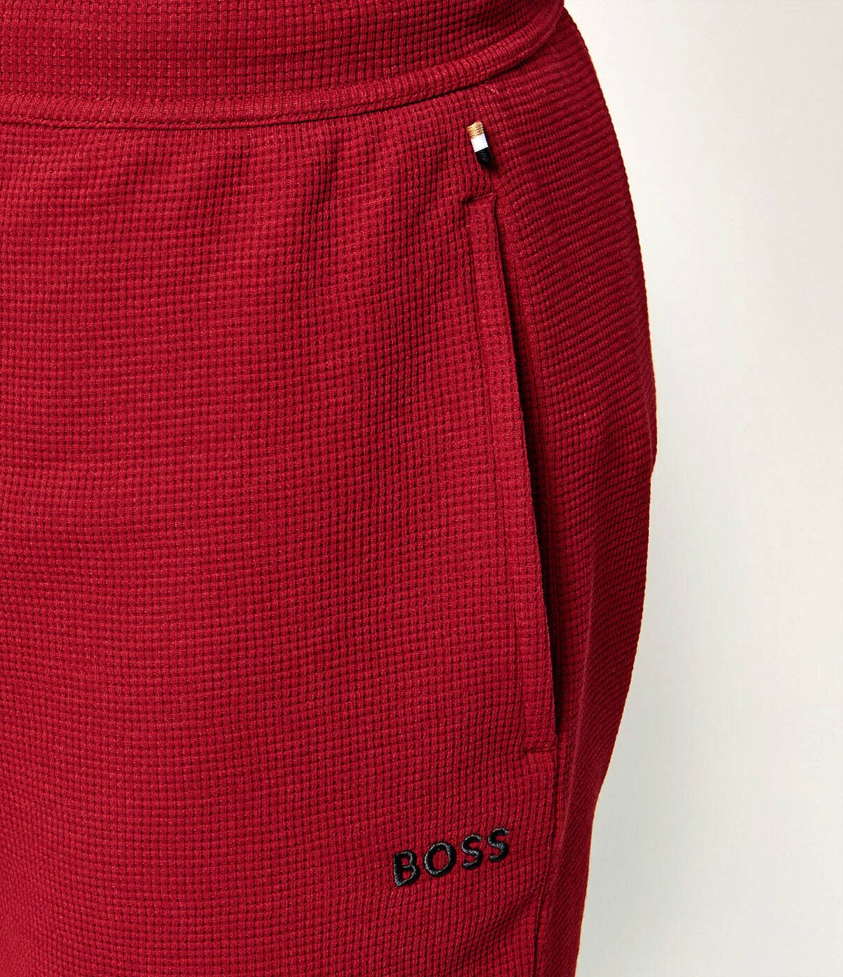 BOSS Black Pantaloni scurți Waffle | regular fit