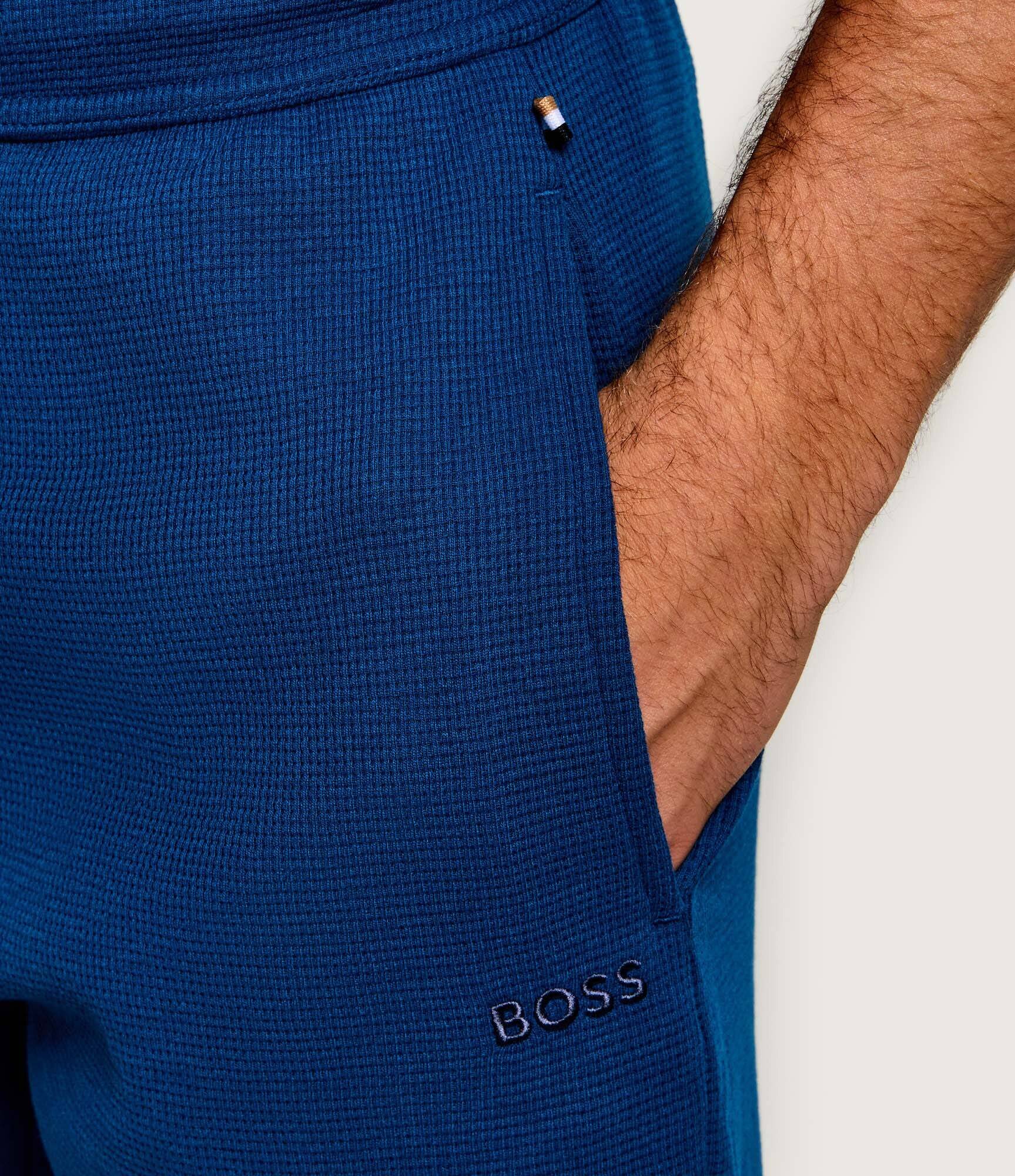 BOSS Black Pantaloni scurți Waffle | regular fit