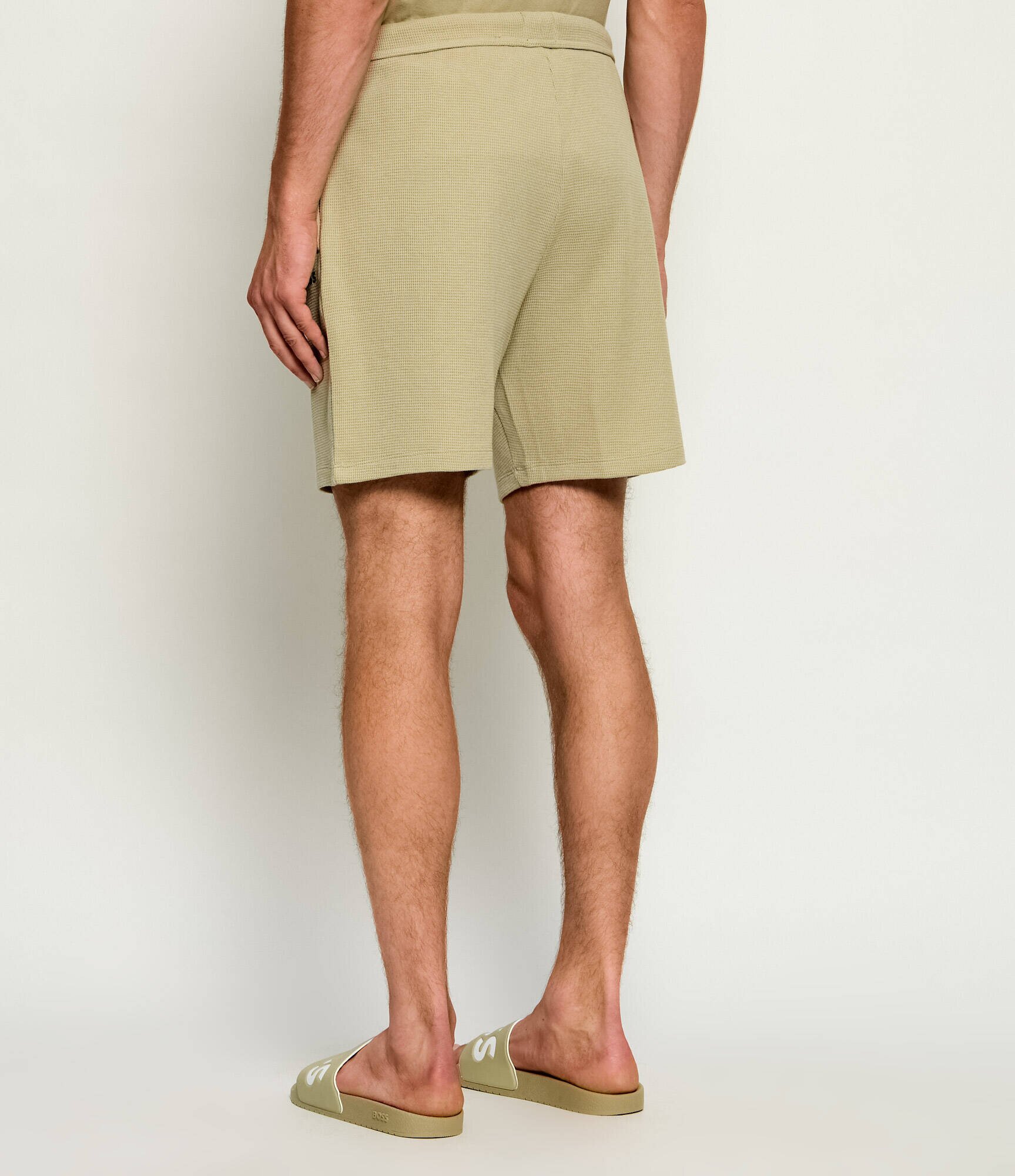 BOSS Black Pantaloni scurți Waffle | regular fit