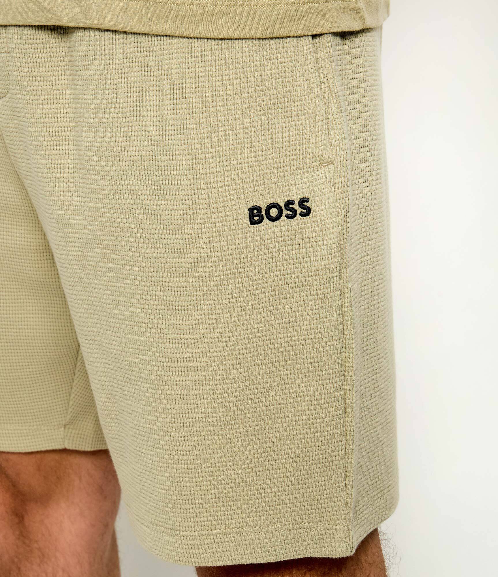 BOSS Black Pantaloni scurți Waffle | regular fit