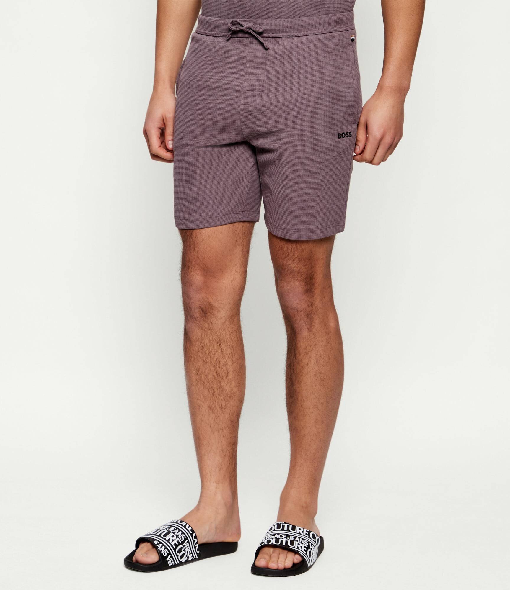 BOSS Black Pantaloni scurți Waffle | regular fit