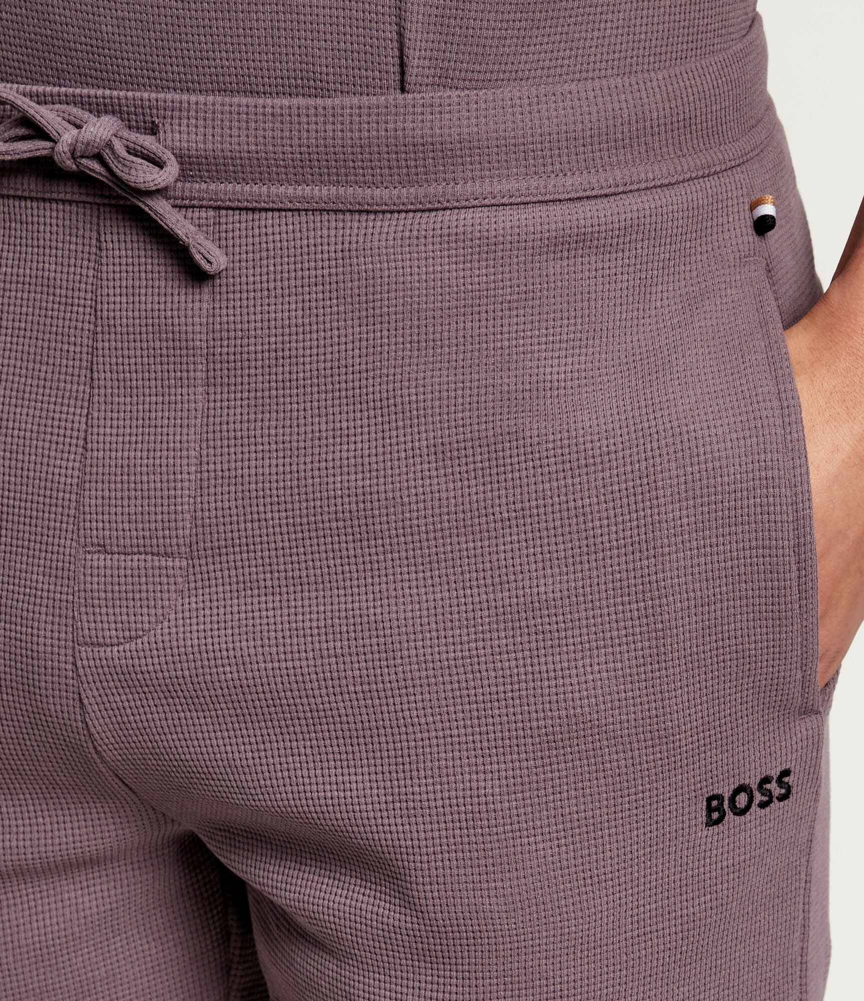 BOSS Black Pantaloni scurți Waffle | regular fit