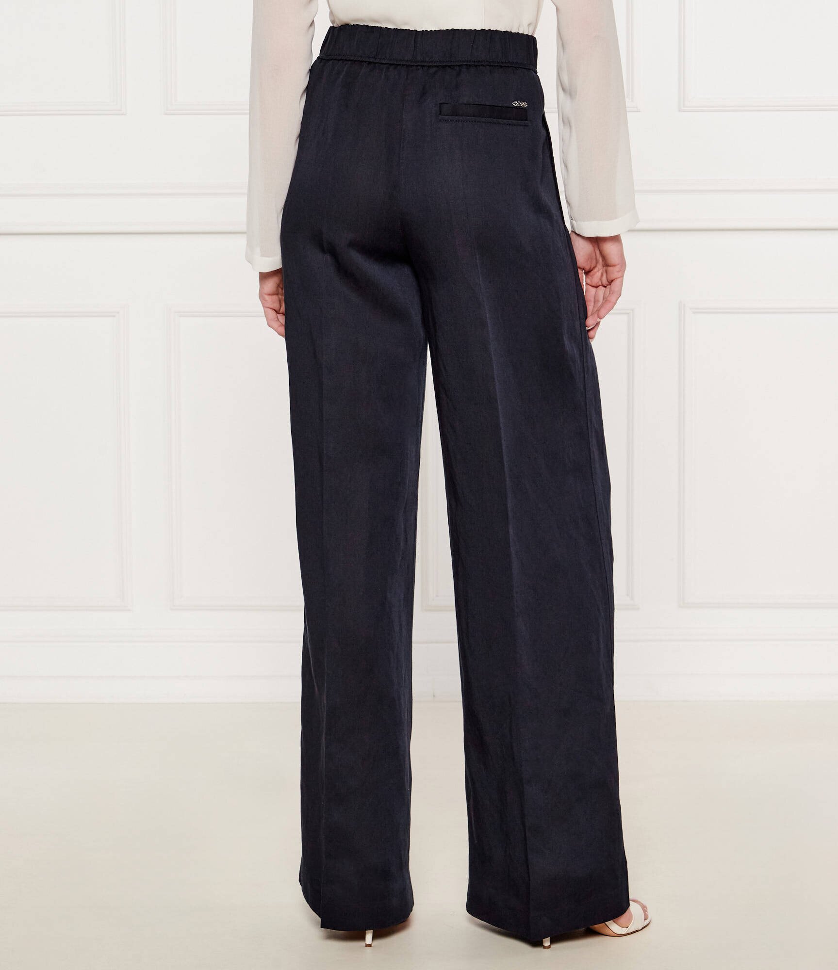 BOSS Black Pantaloni Taualy-W | Relaxed fit | cu adaos de in