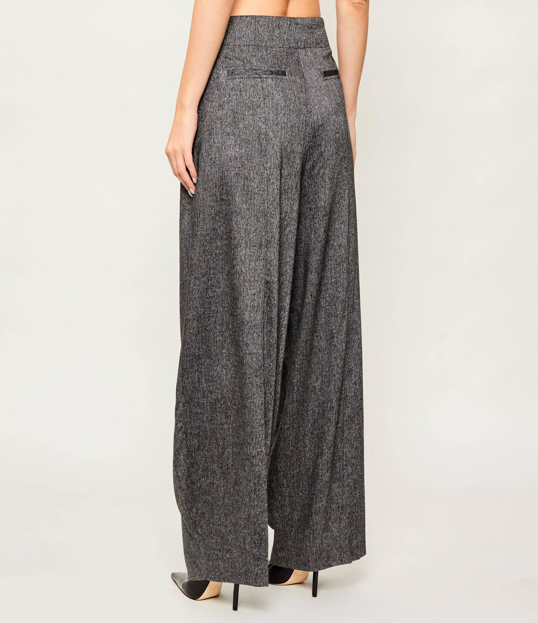 BOSS Black Pantaloni Telda | Oversize fit cu adaos de lână