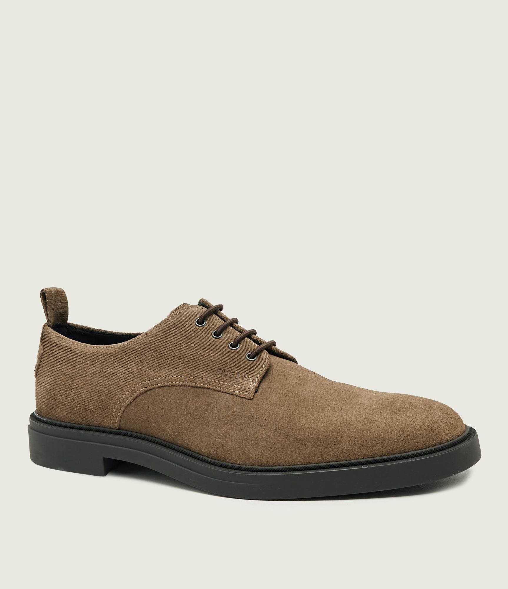 BOSS Black Pantofi derby Calev_Derb_sdplpr | piele întoarsă