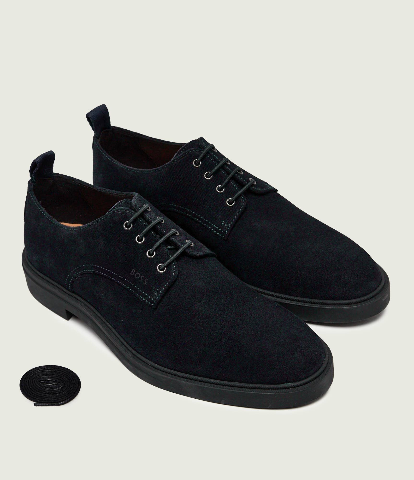 BOSS Black Pantofi derby Calev_Derb_sdplpr | piele întoarsă